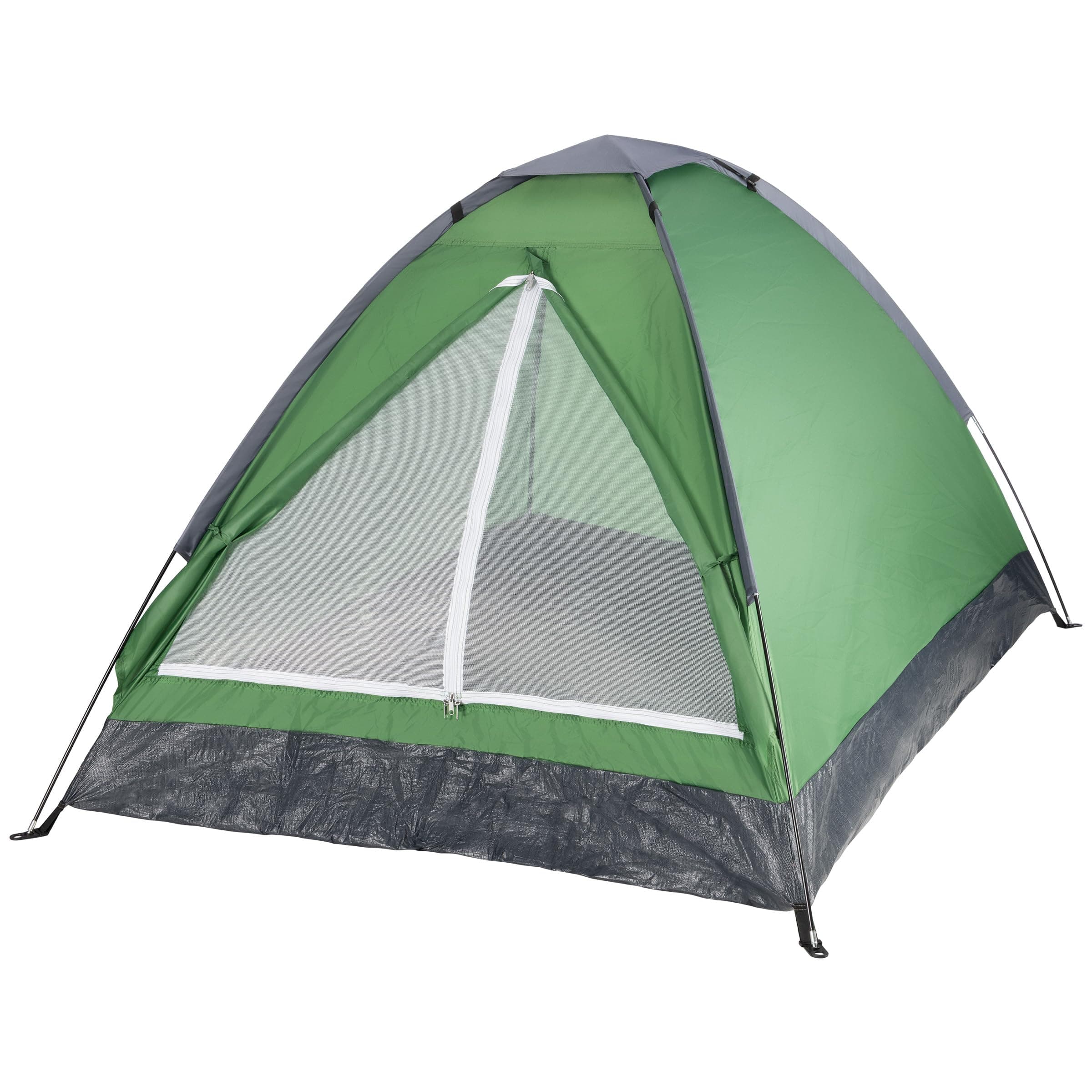 2-Person Dome Tent – Easy Set Up Shelter with Rain Fly and Carry Bag for Camping, Beach, Backpacking, Hiking, and Festivals by Wakeman Outdoors