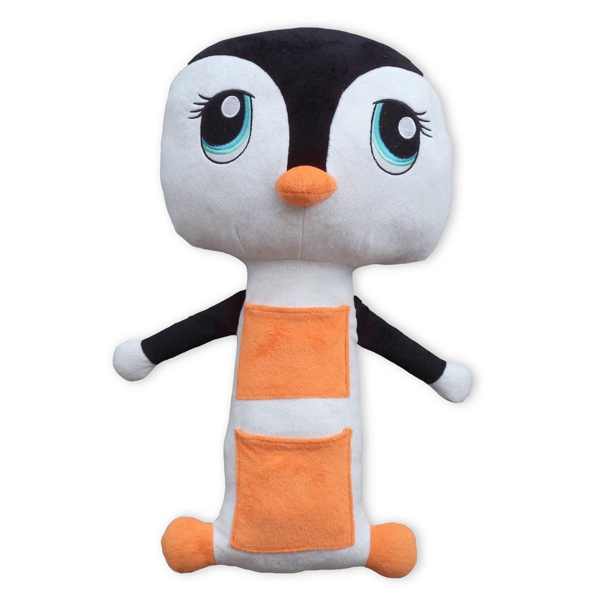Belt Buddies Penguin- Car Seat Toy, Comfortable and Safe Children's Pillow for the Car. The Ultimate Kids Seat Belt Cover