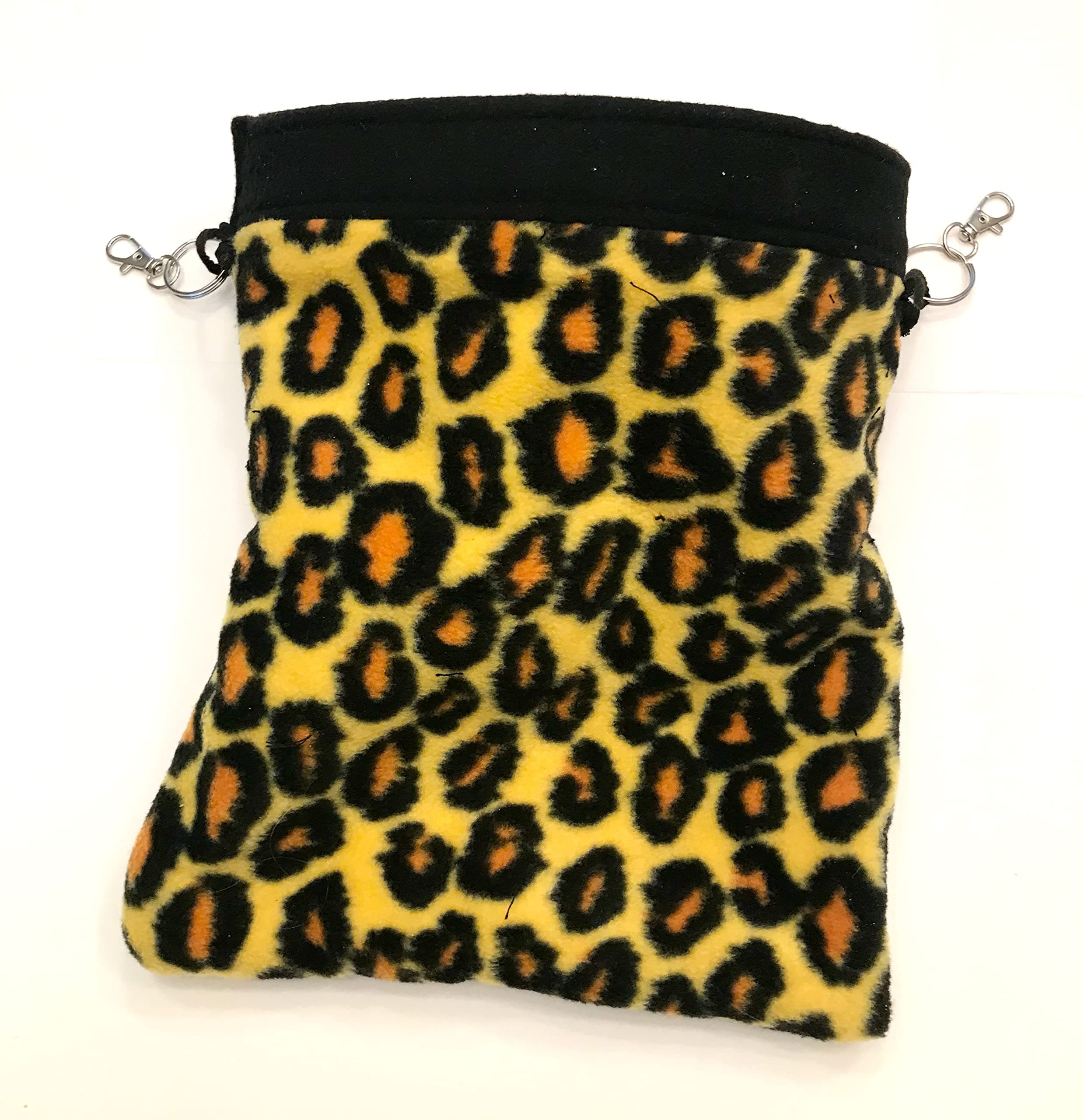 JUMBO NEST POUCHSugar Glider in Leopard Print 6" X 10"