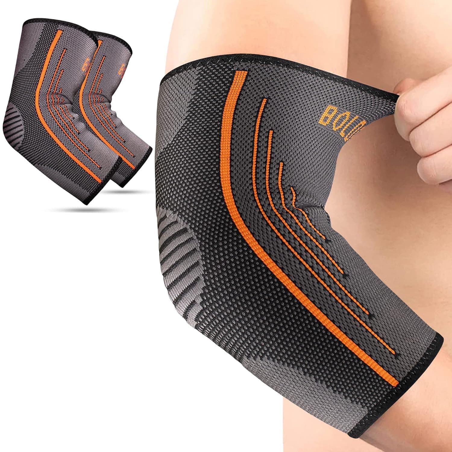 Elbow Support For Gym Elbow Band For Pain Relief Tennis Elbow Band For Men & Women Tennis Elbow Support For Badminton Cricket & Sports Elbow Sleeves Elbow Guard Elbow Brace Elbow Cap- M