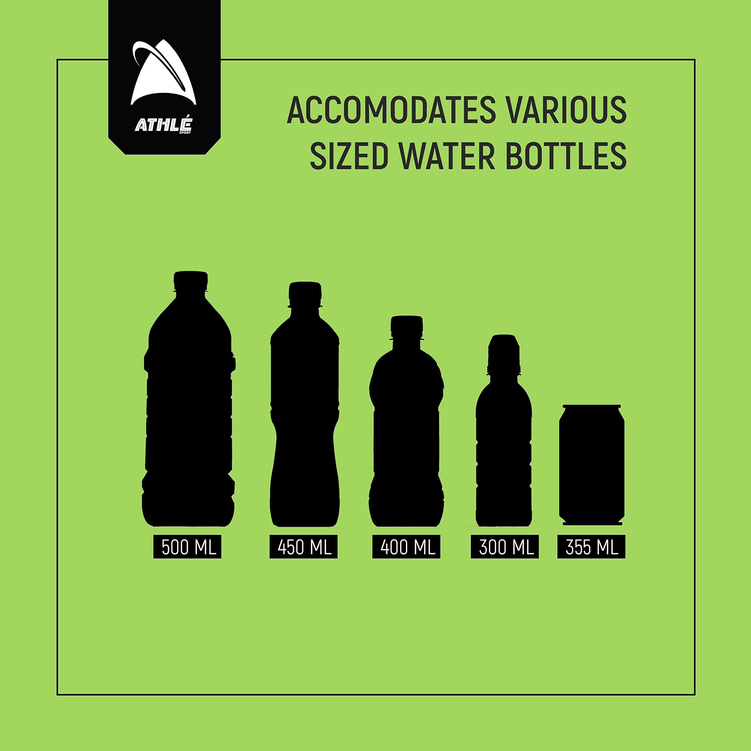 Running Fanny Pack with Water Bottle Holder - Adjustable Running Belt With Water Bottle Holder and Pouch - One Size Fits All Travel Fanny Pack