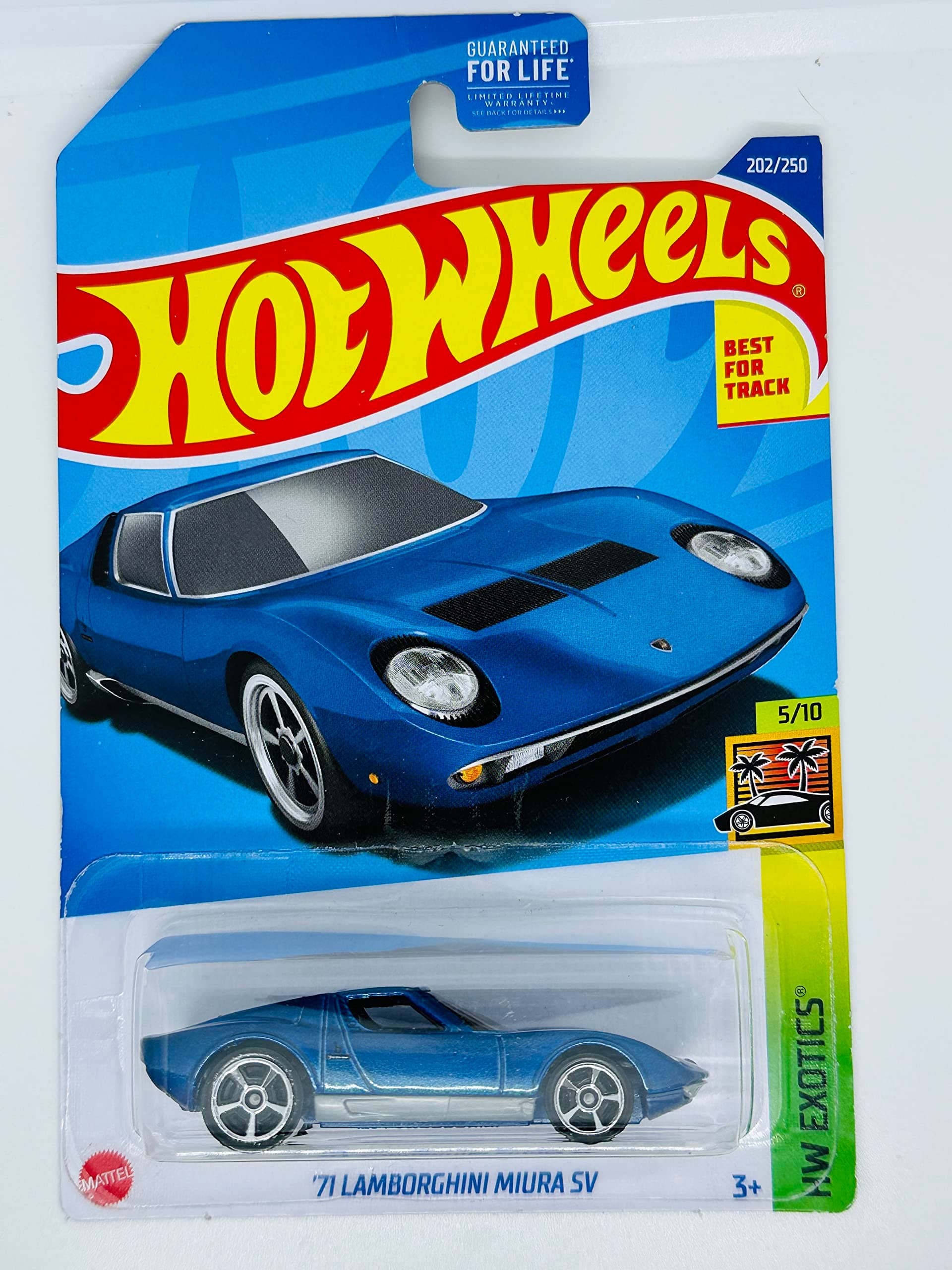 71 Lamborghini Miura SV - Blue - Exotics 202/250 - Mint/NrMint Ships Bubble Wrapped in a Box