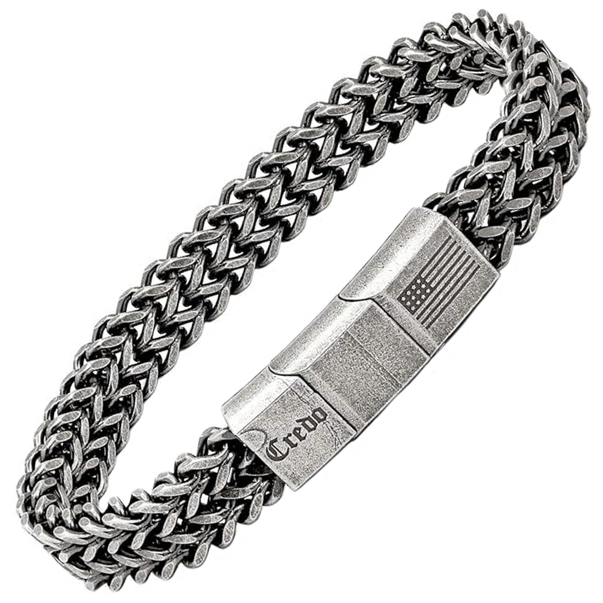 Hero Company Link Bracelet for Men - Knight's Creed 'Believe' Credo Chain Bracelet