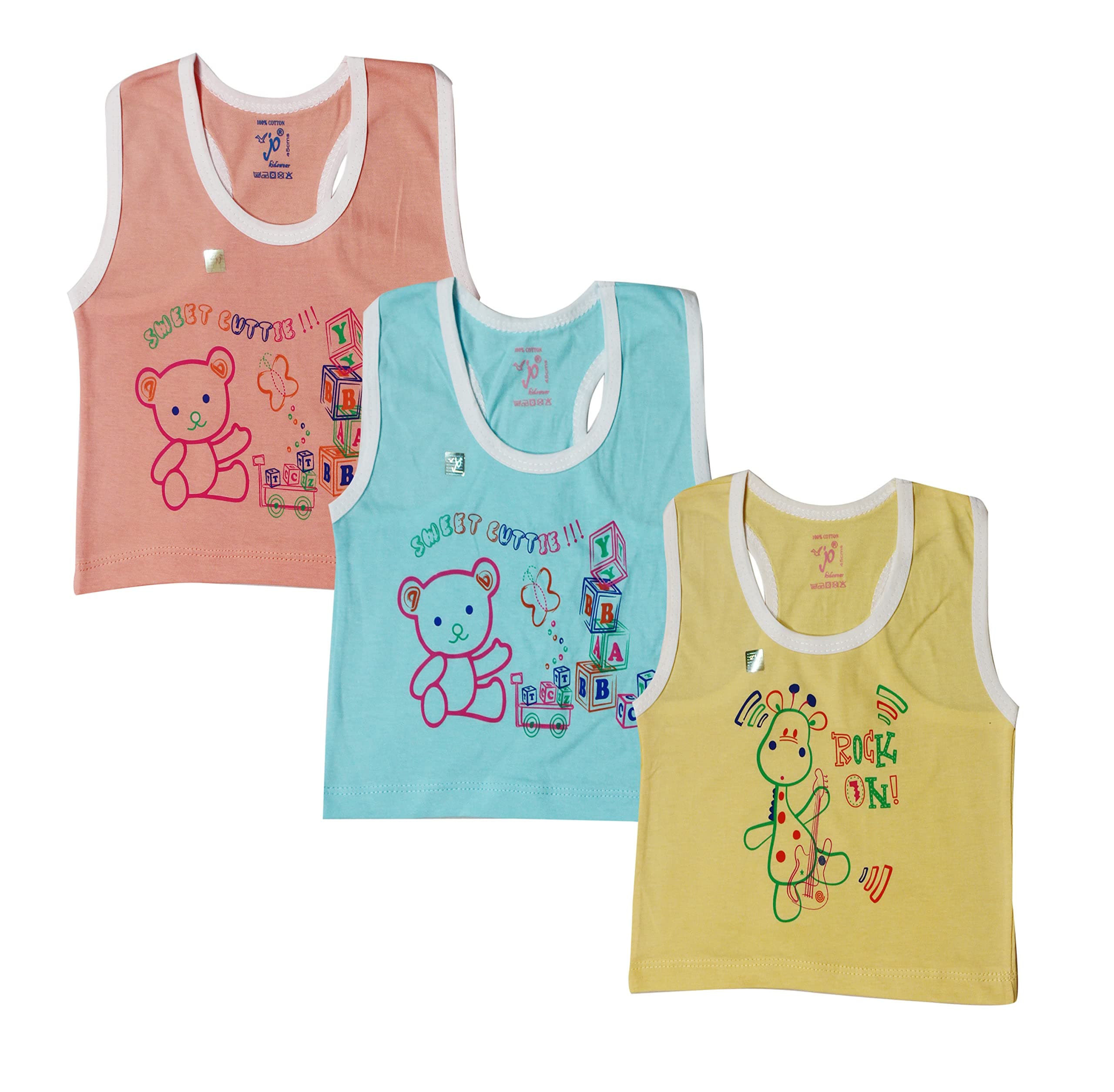Jo Kids WearBaby Tops Set(6021_Pack of 3)