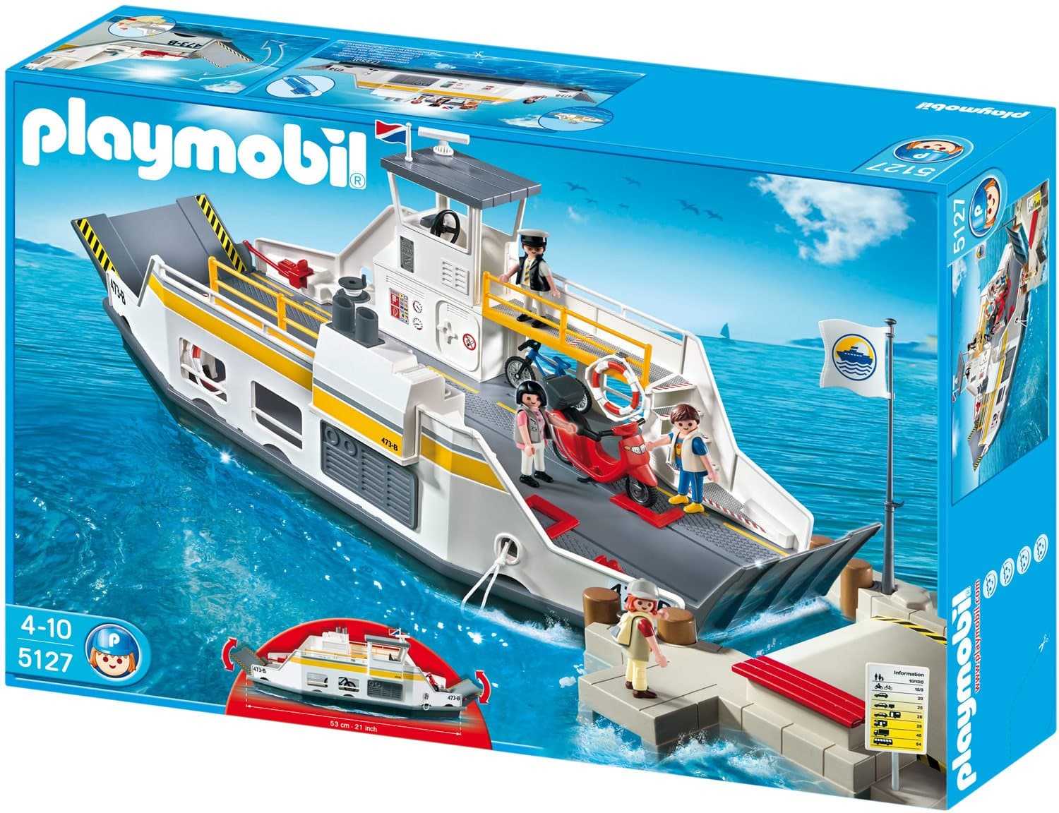 Playmobil 5127 Car Ferry with Pier