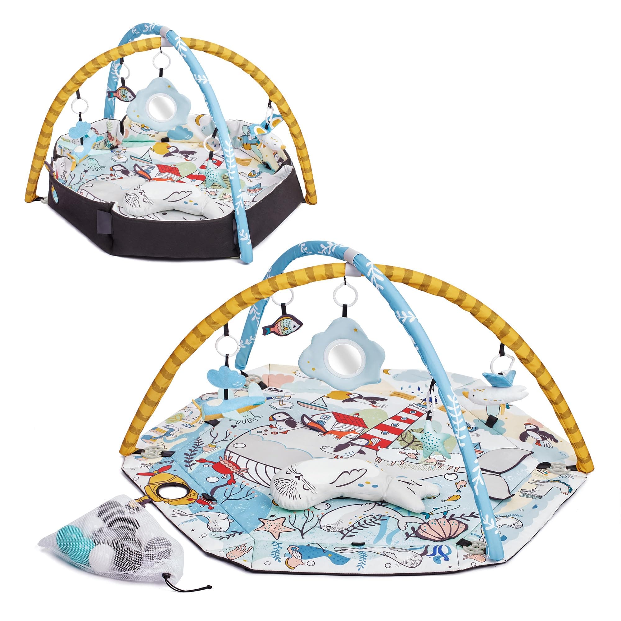 Kinderkraft Baby Gym Play Mat Smartplay Sea