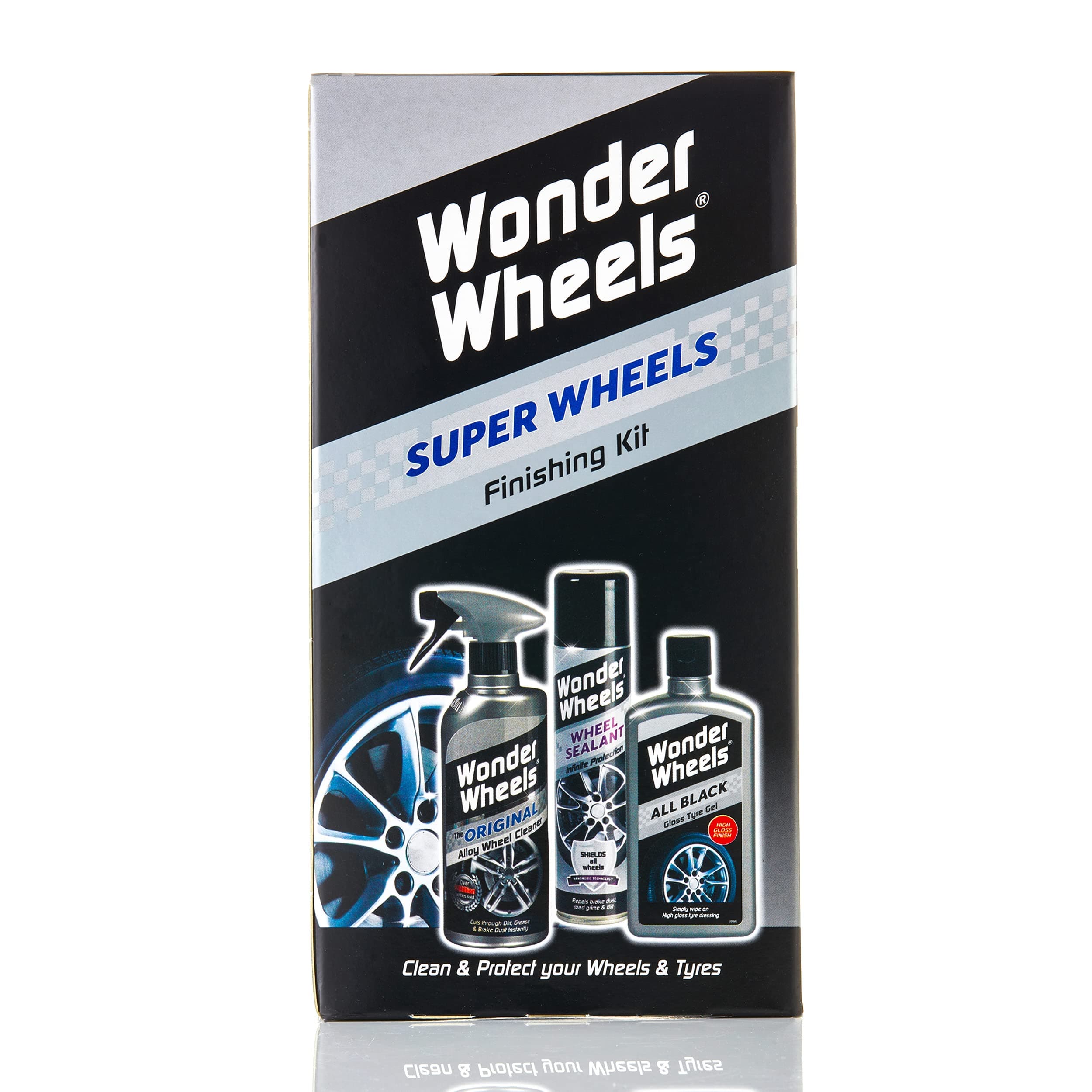 Wonder Wheels Wheel & Tyre Cleaning Gift Pack - 15 Times AutoExpress Winner