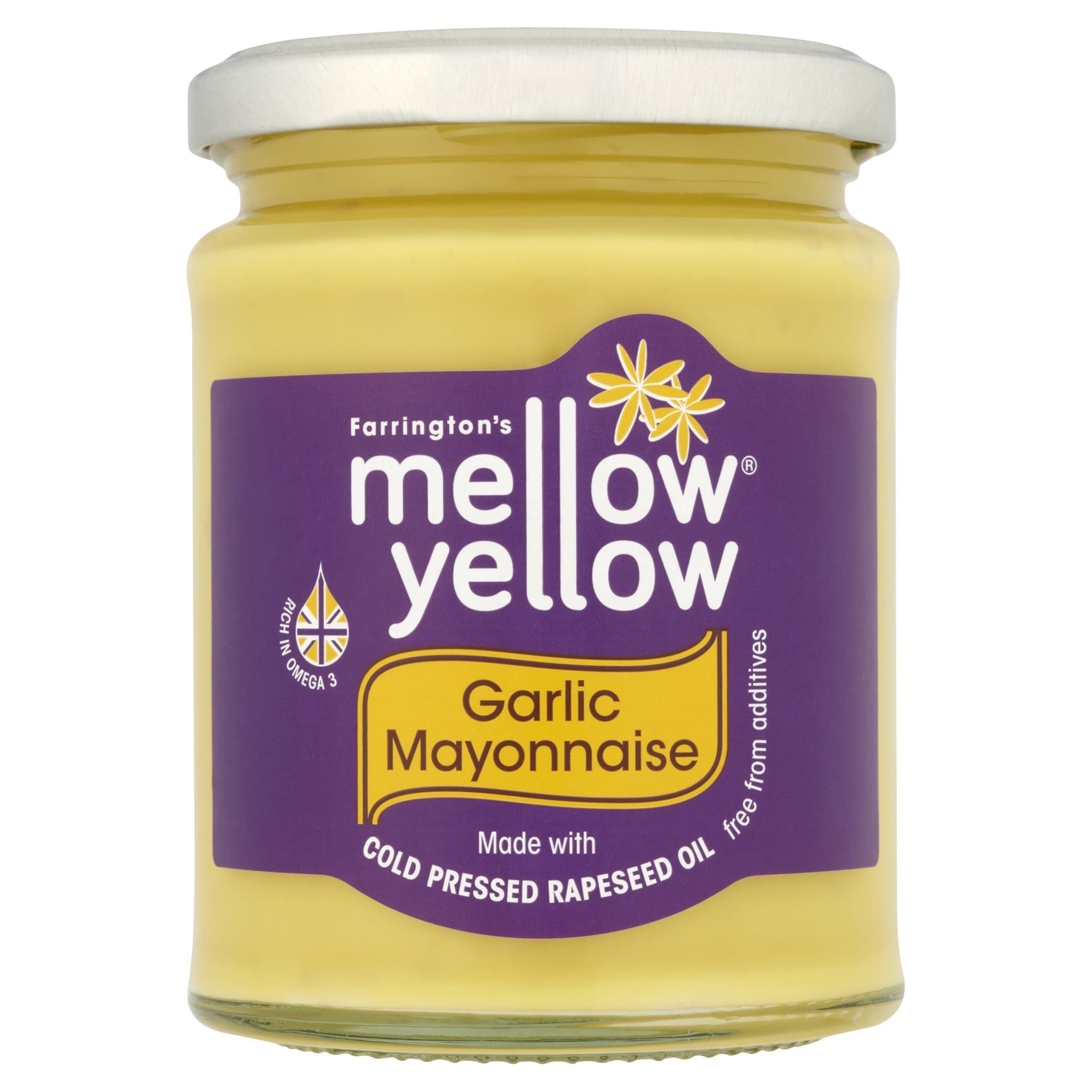 Farrington's Mellow Yellow Garlic Mayonnaise 240 g (Pack of 3)