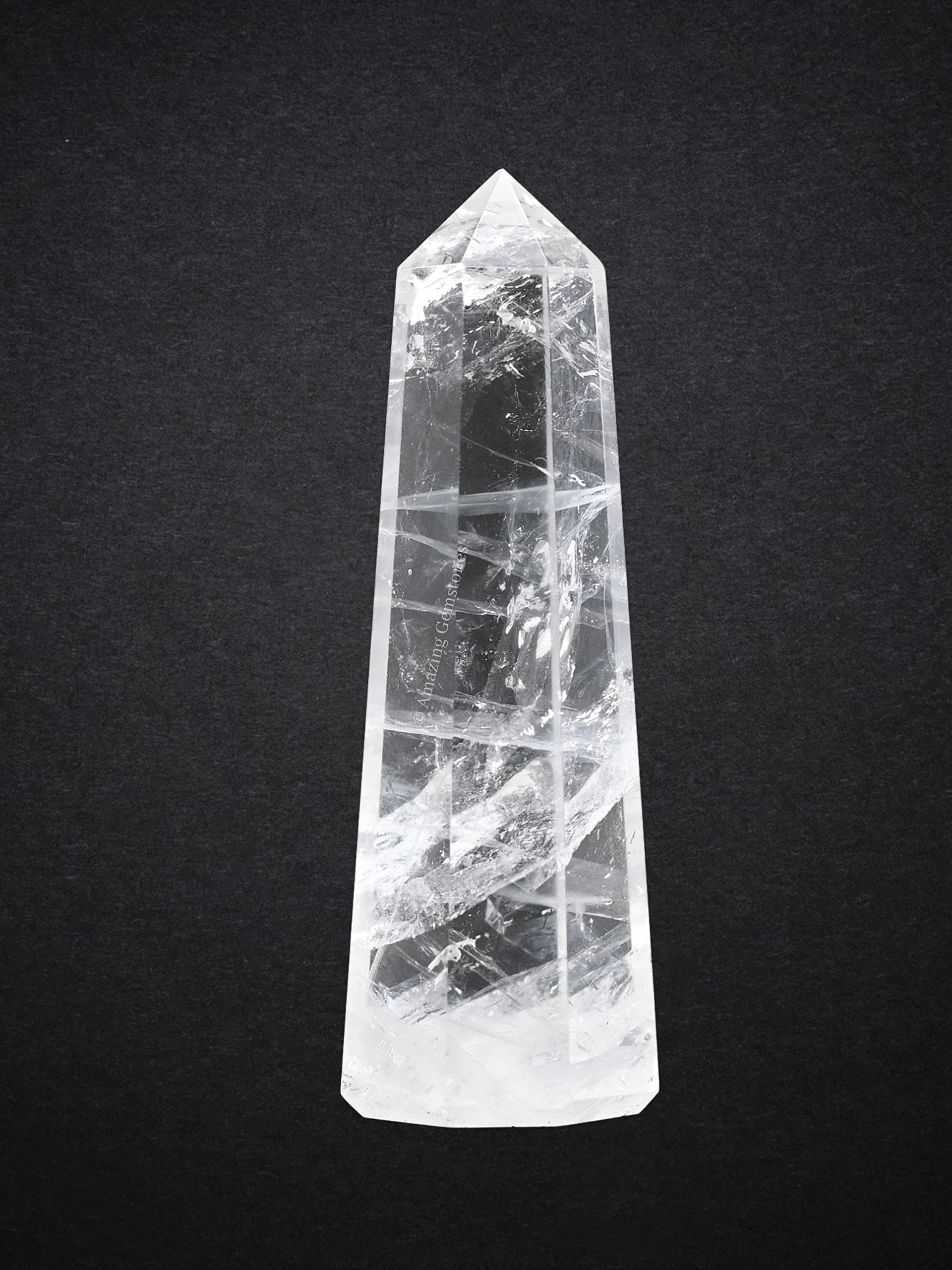 Amazing Gemstone Clear Quartz Crystal Towers ~ Natural Healing Crystal Point Obelisk for Reiki Healing and Crystal Grid (2" to 3" INCH)