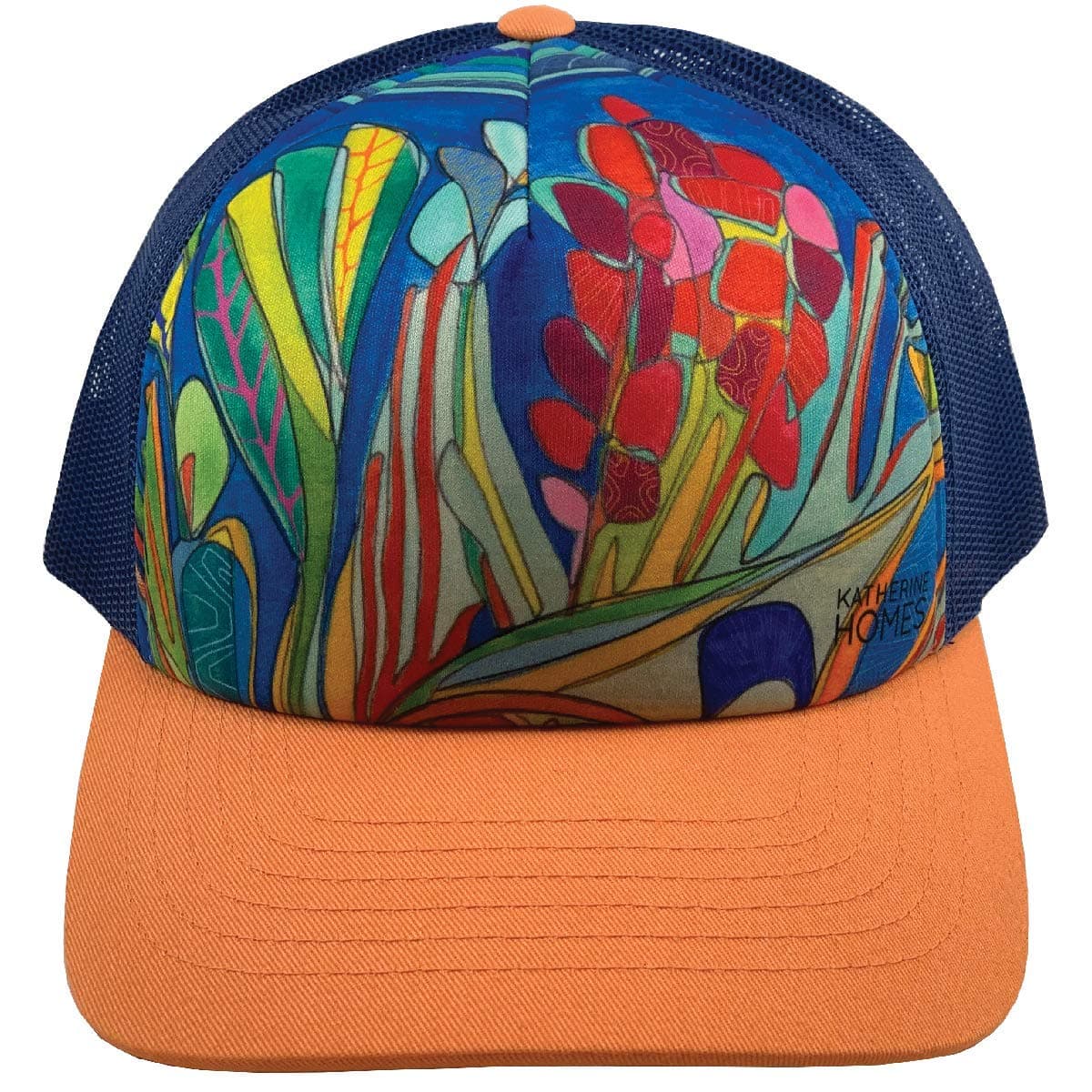 Katherine Homes Artist Series Trucker Hat (Coral Reef)