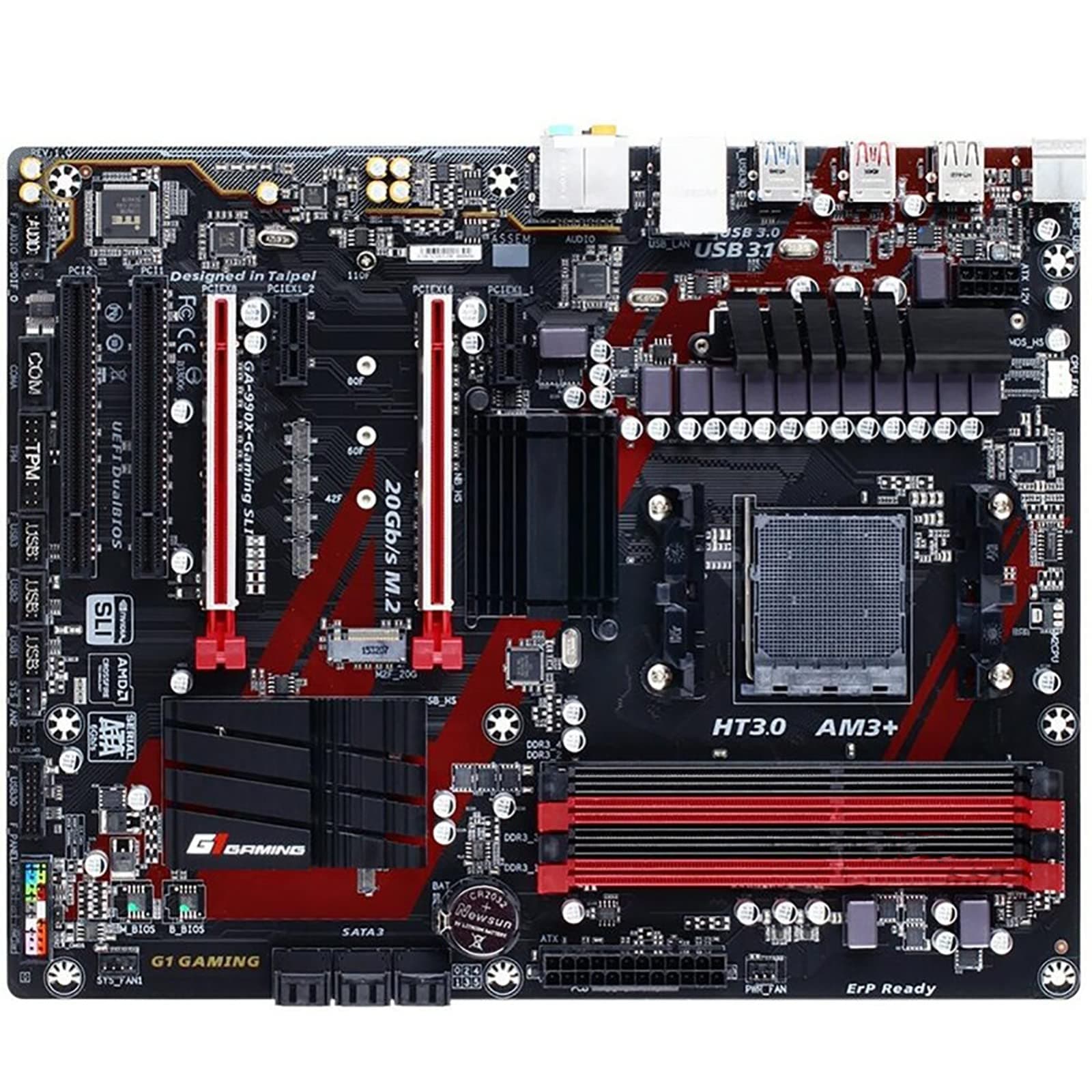 MKIOPNM Desktop motherboard fit for Gigabyte GA-990X-GAMING SLI 990X-GAMING SLI AM3+ AM3 990 USB3.0 SATA3 Motherboard