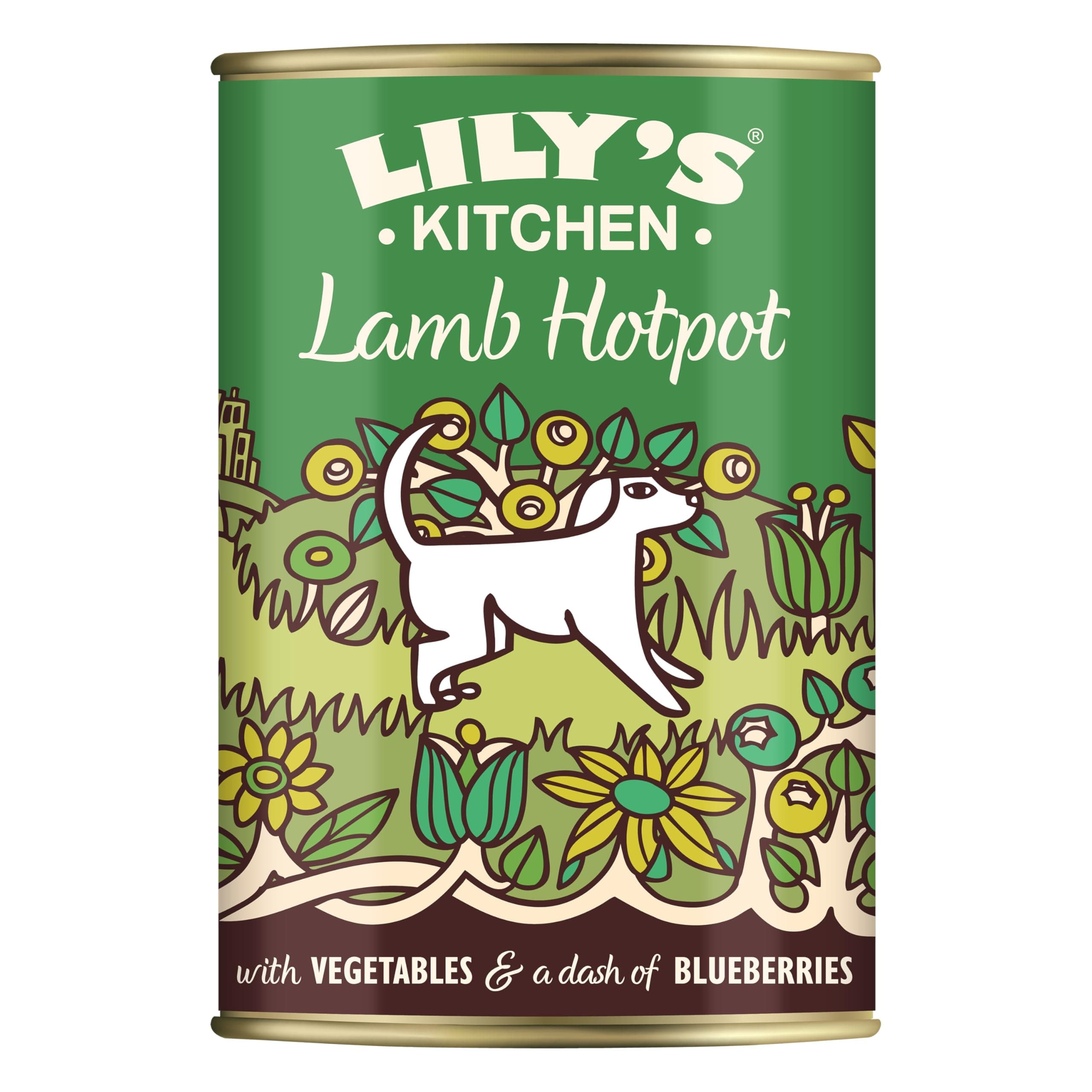 Lily's Kitchen Natural Adult Dog Food Wet Tins - Lamb Hotpot - Complete Meal Recipes (6 Tins x 400g)