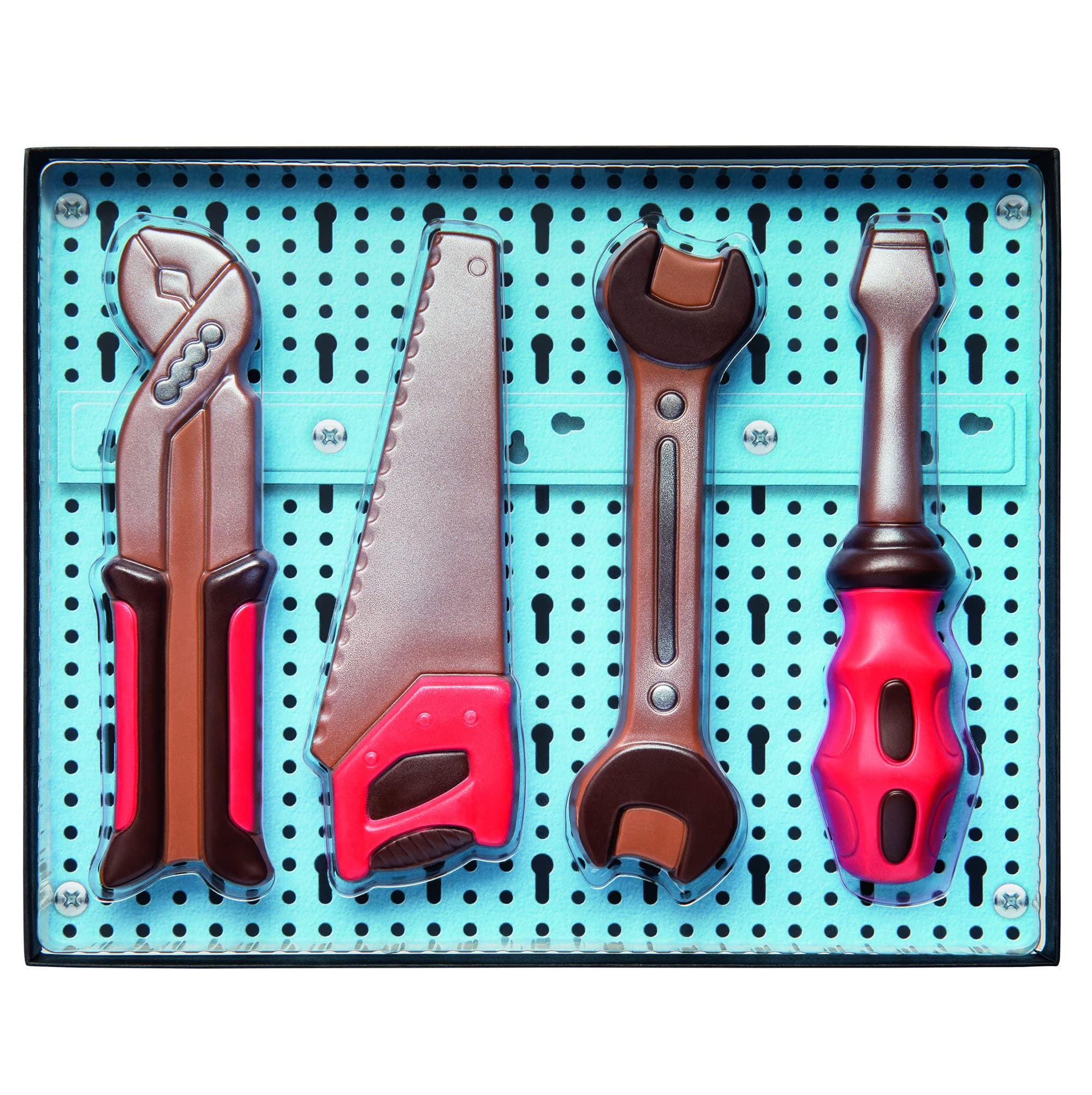 HTUK Chocolate Tool Kit Set 150g Milk Chocolate Tools with Metallic Finish