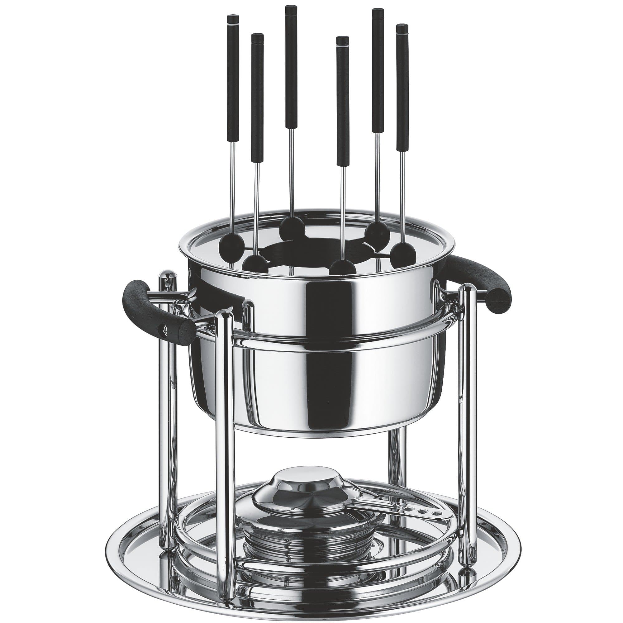 "Allergo Fondue-Set Party, Silver, 6-Piece
