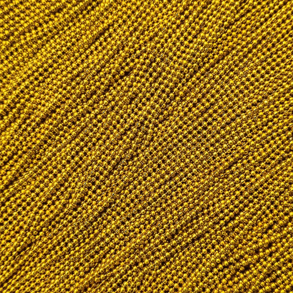 JustLatestJL Ball Chain for Jewelry Making (Pack of 5 Meters), Decorating, Craft Work, Jewellery Making Kit (Lemon Gold), Metal