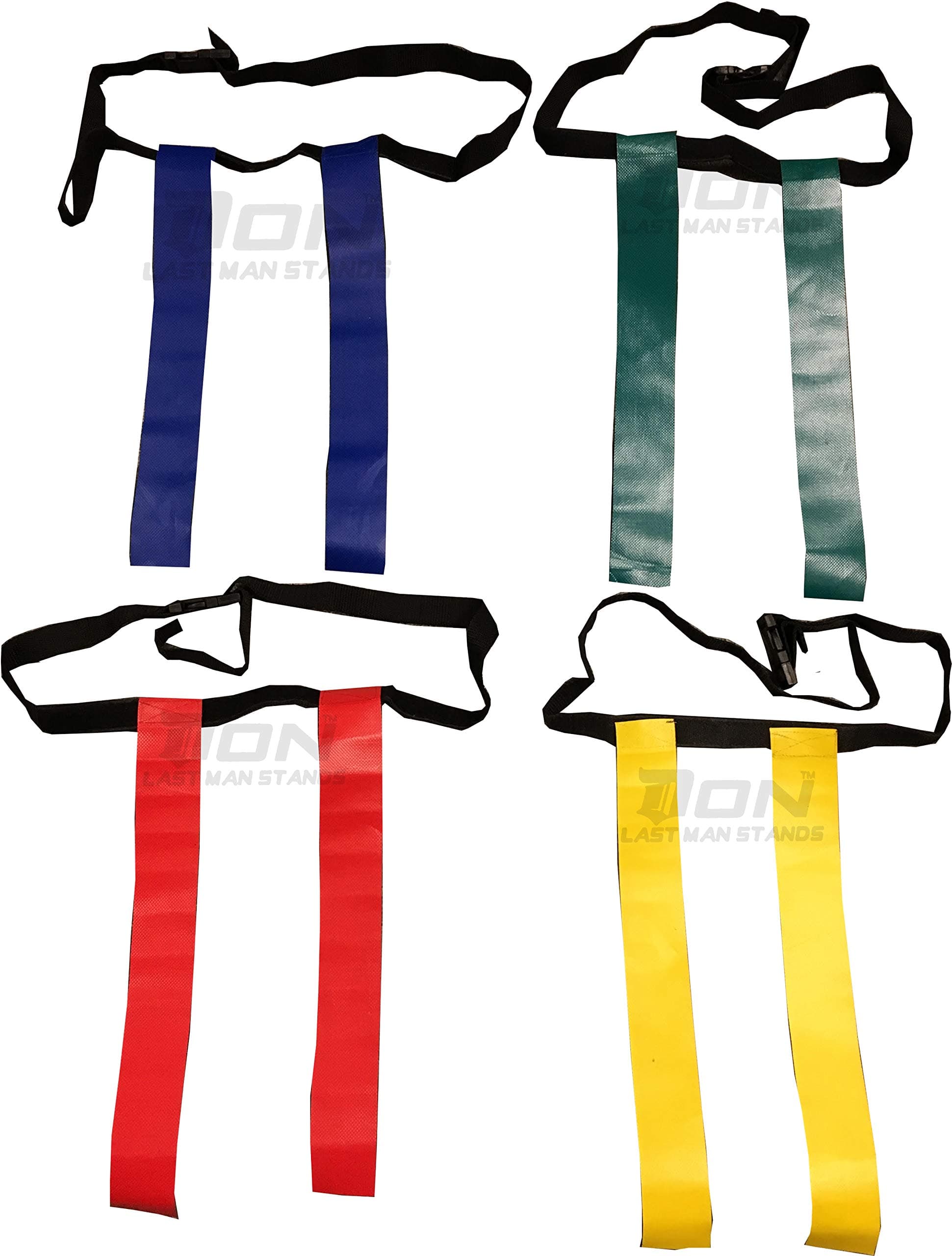 DON Touch Rugby Tackle Tag 10 Belt and 20 Flags - Green