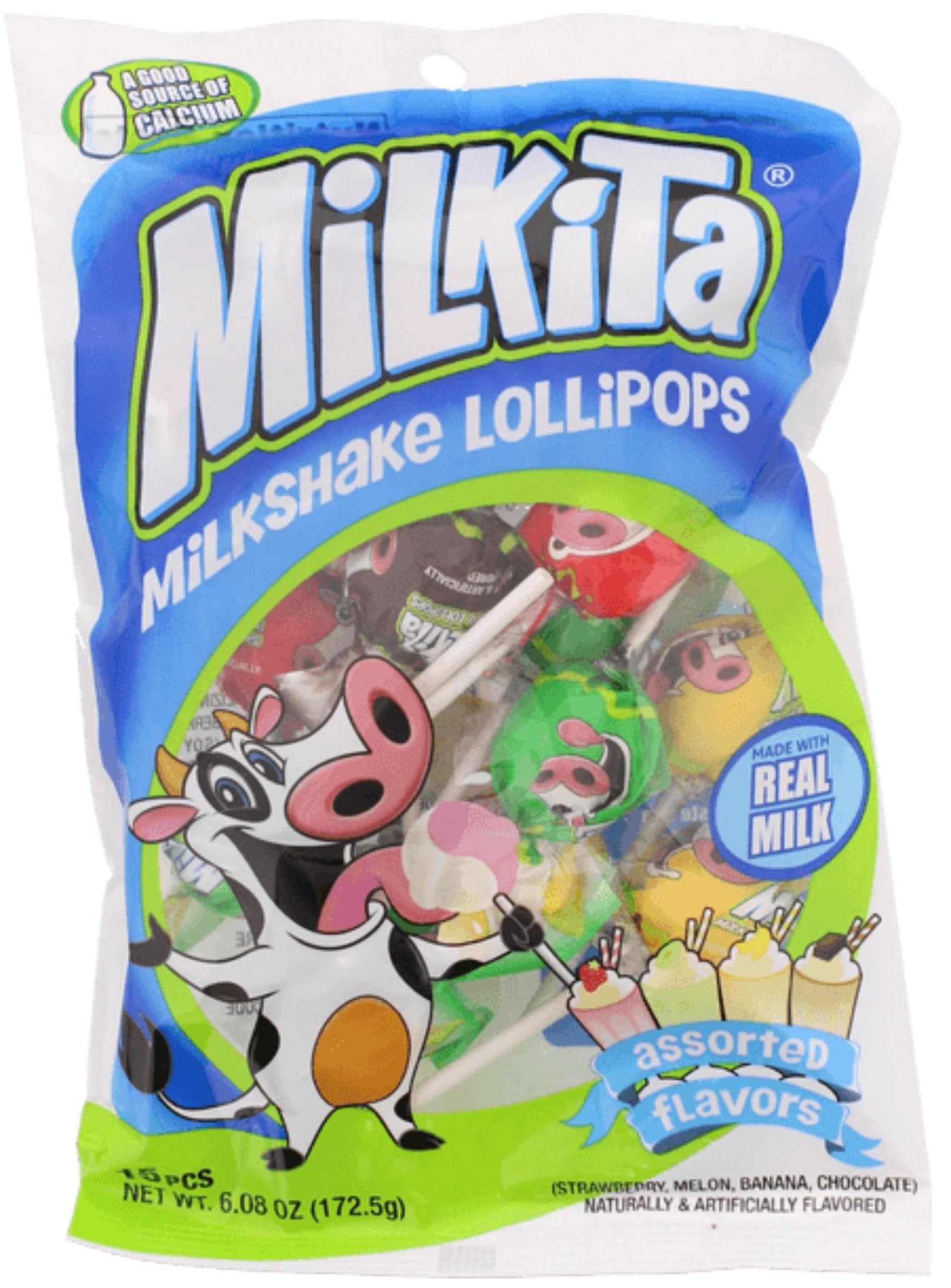 Halloween Candy Unican Milkita Assorted Milk Lollipop 15 Pcs 180ml Trick Or Tr