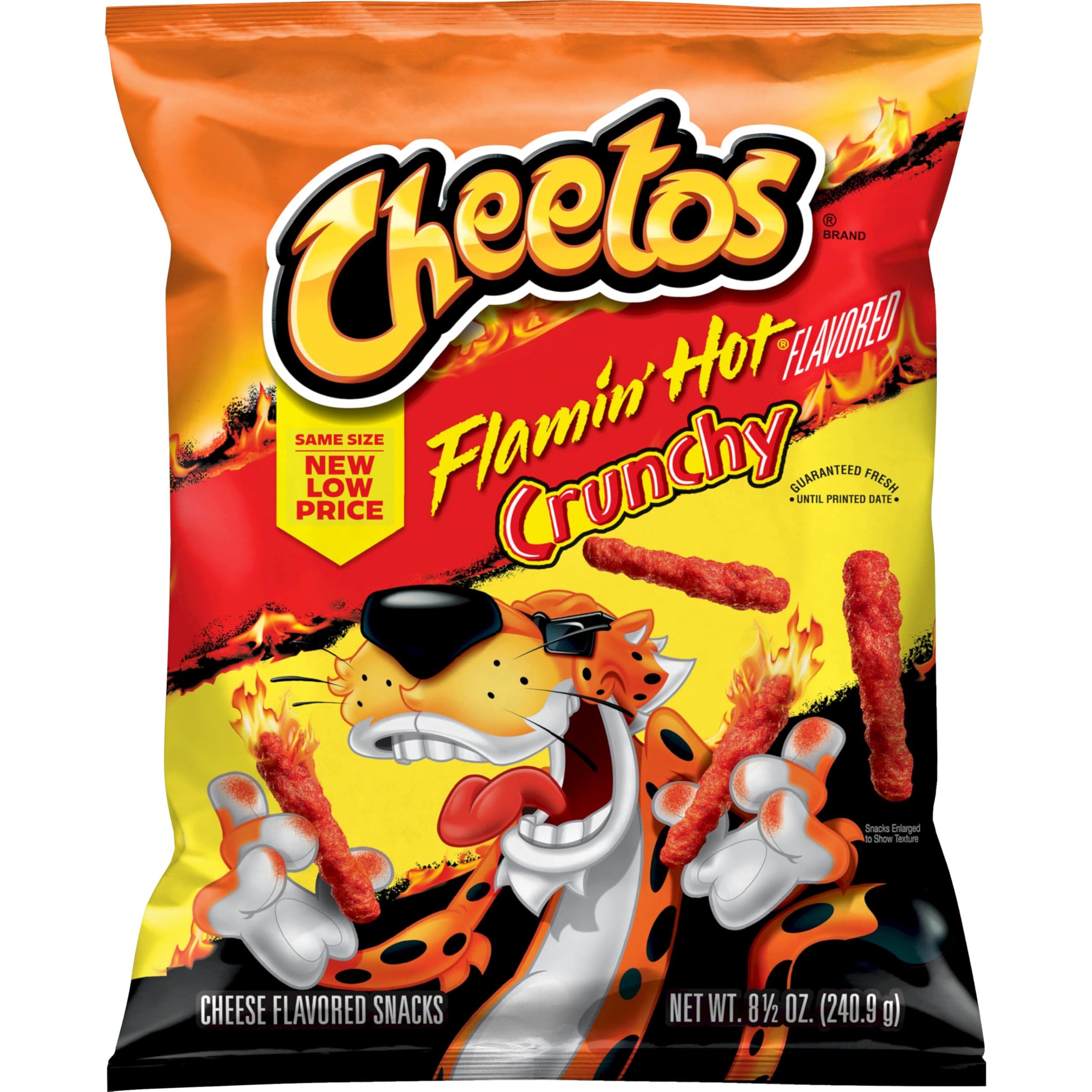 Cheetos Flamin' Hot Chips, Gluten Free Snacks, 8.5oz Bag