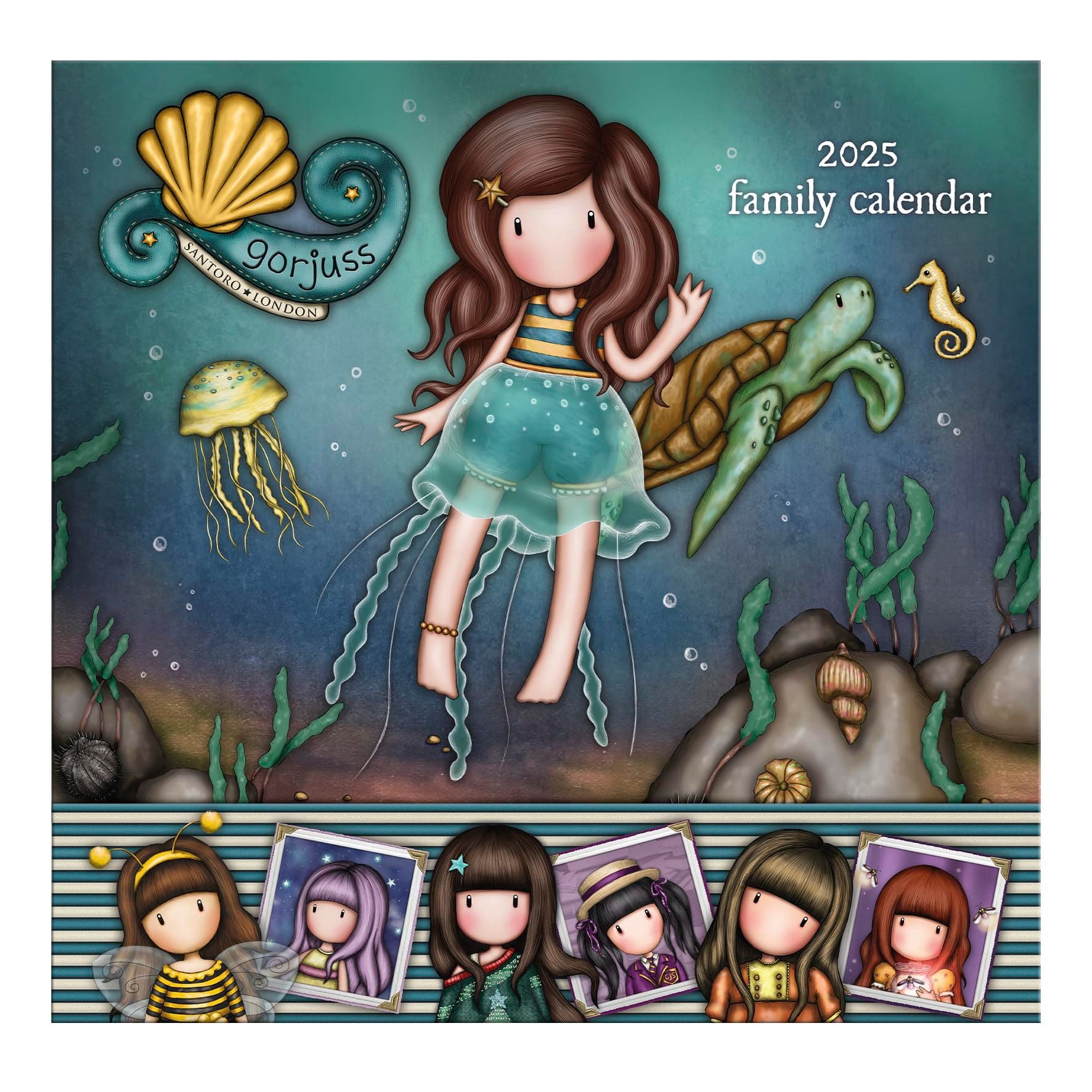 Gorjuss 2025 Wall Calendar Ray of Light - 13 Month Calendar Runs Jan'25 to Jan'26 - For Gorjuss Fans with Beautiful Images Every Month - For Her Sister Friend Mom Girlfriend (Family)