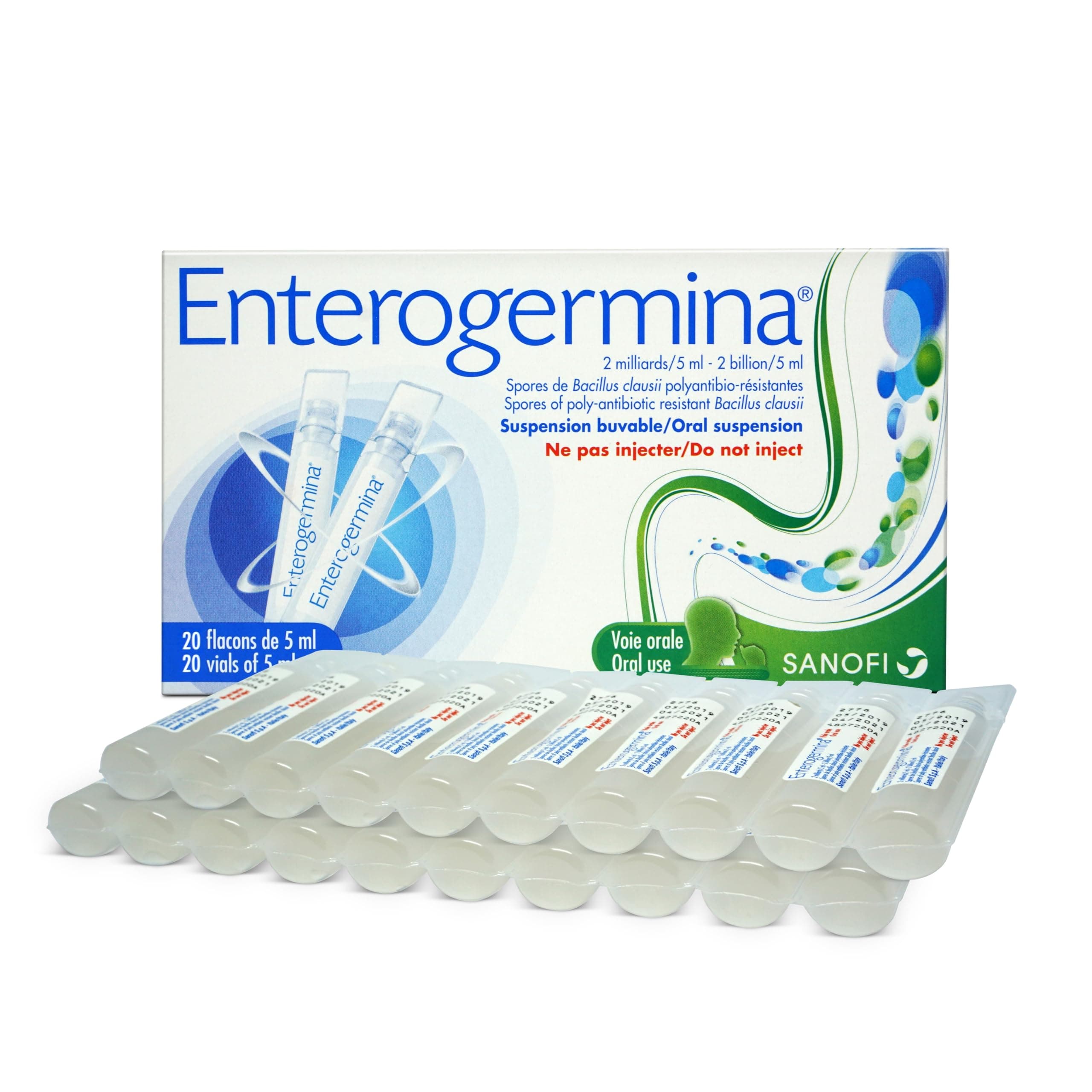 Enterogermina 2 Billion (20 Vials)