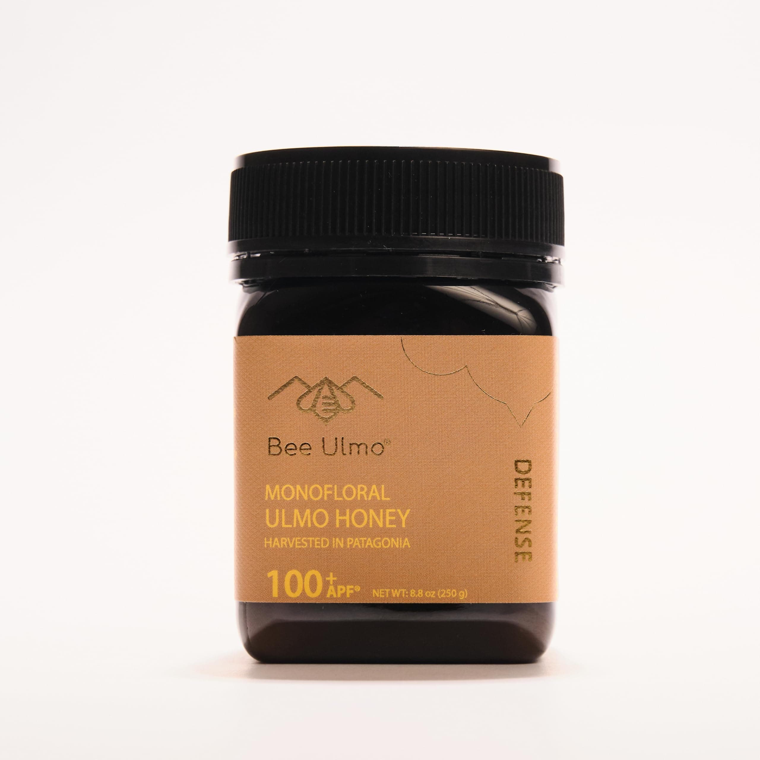 Bee Ulmo – APF 100+ Defense Edition Ulmo Honey from Patagonia | Nature’s Most Powerful Honey® | Potent Antibacterial for Immune Support, Gut Balance & Wellness (8.8 oz / 250 g)