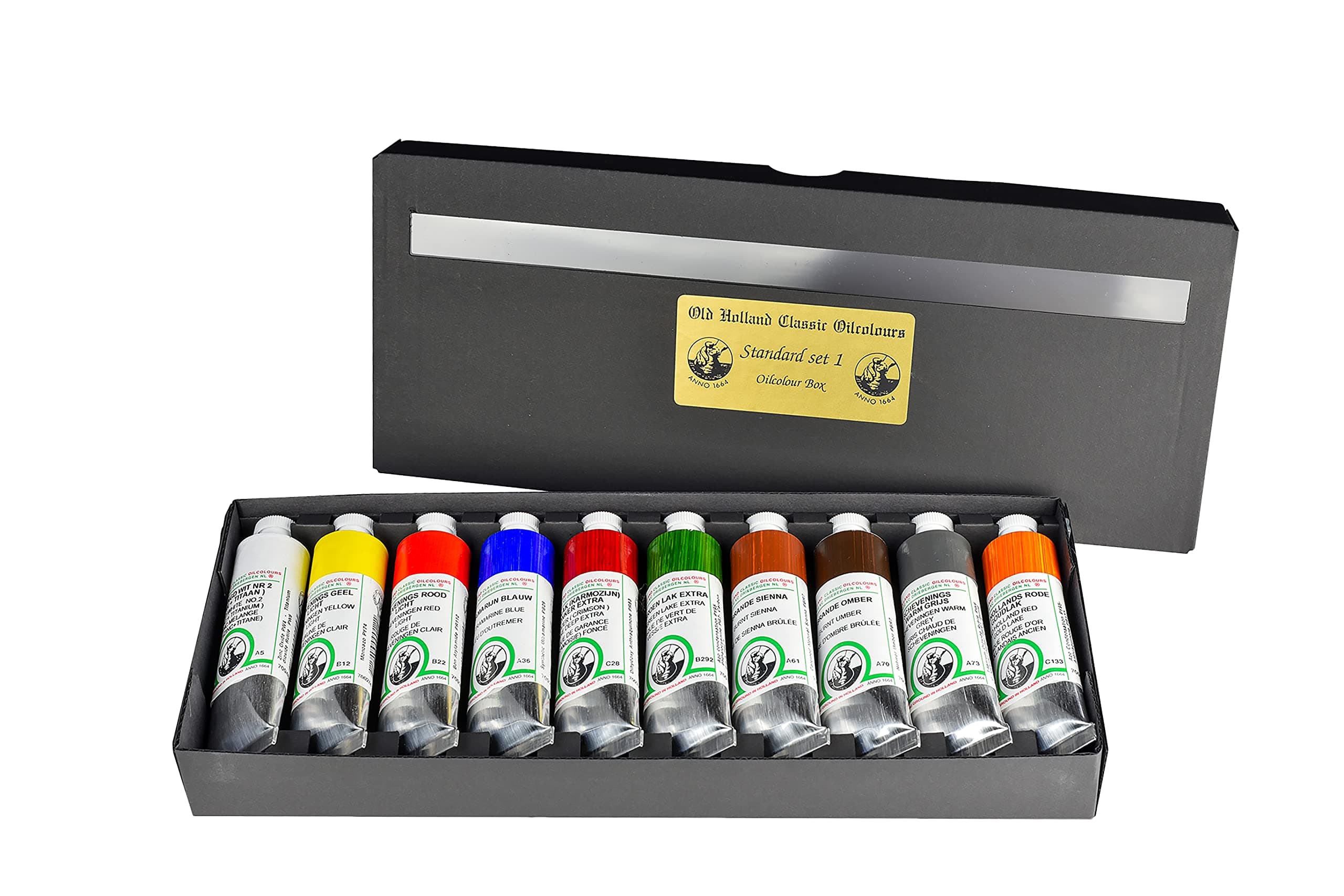 Classic Oil Color - Introductory Box Set, Set of 10 Colors, 40 ml tubes