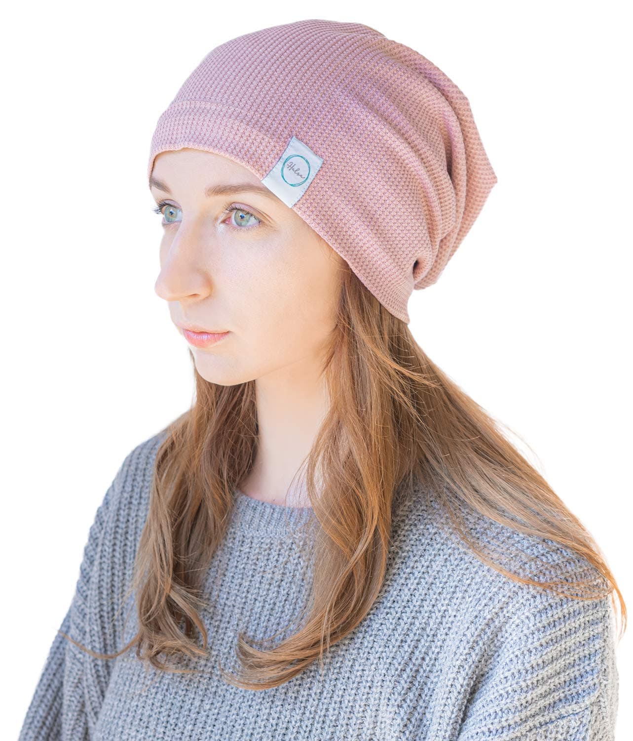 Halsa EMF Protection Beanie Slouch Style. Anti Radiation Fabric.
