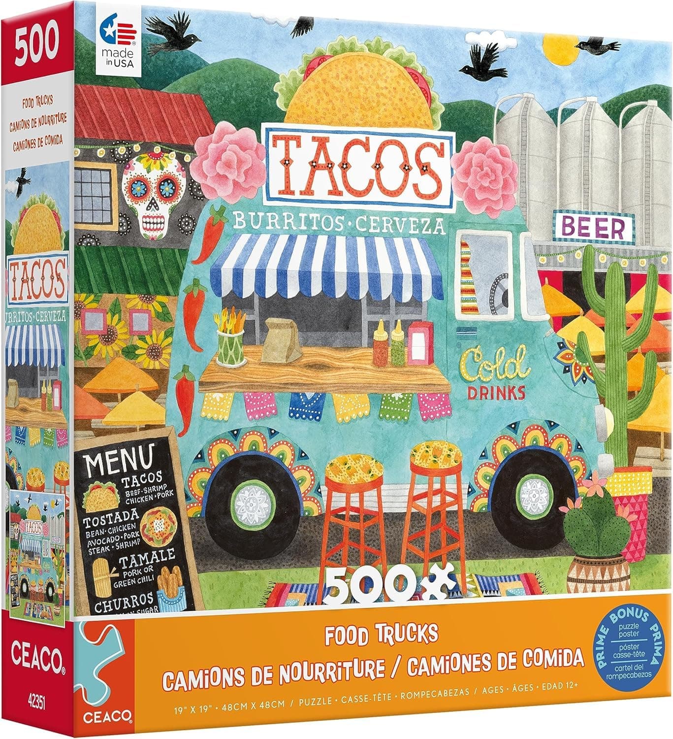 Ceaco - Food Truck - Taco Truck - 500 Piece Jigsaw Puzzle