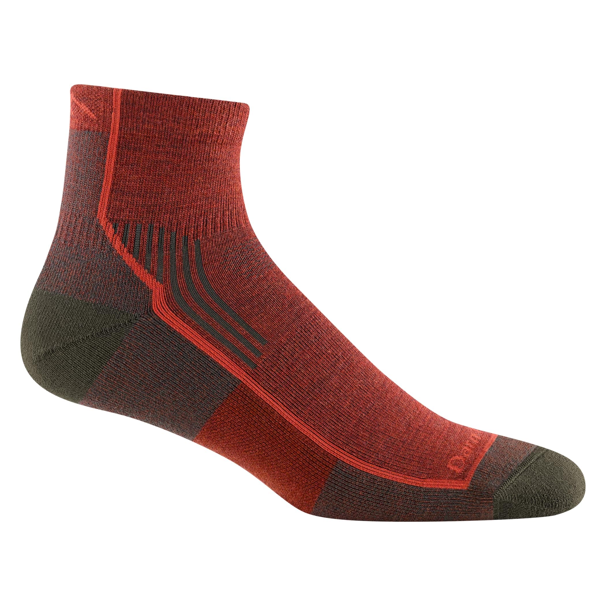 Darn Tough (Style 1959) Men's Hiker Quarter Midweight with Cushion Hiking Sock