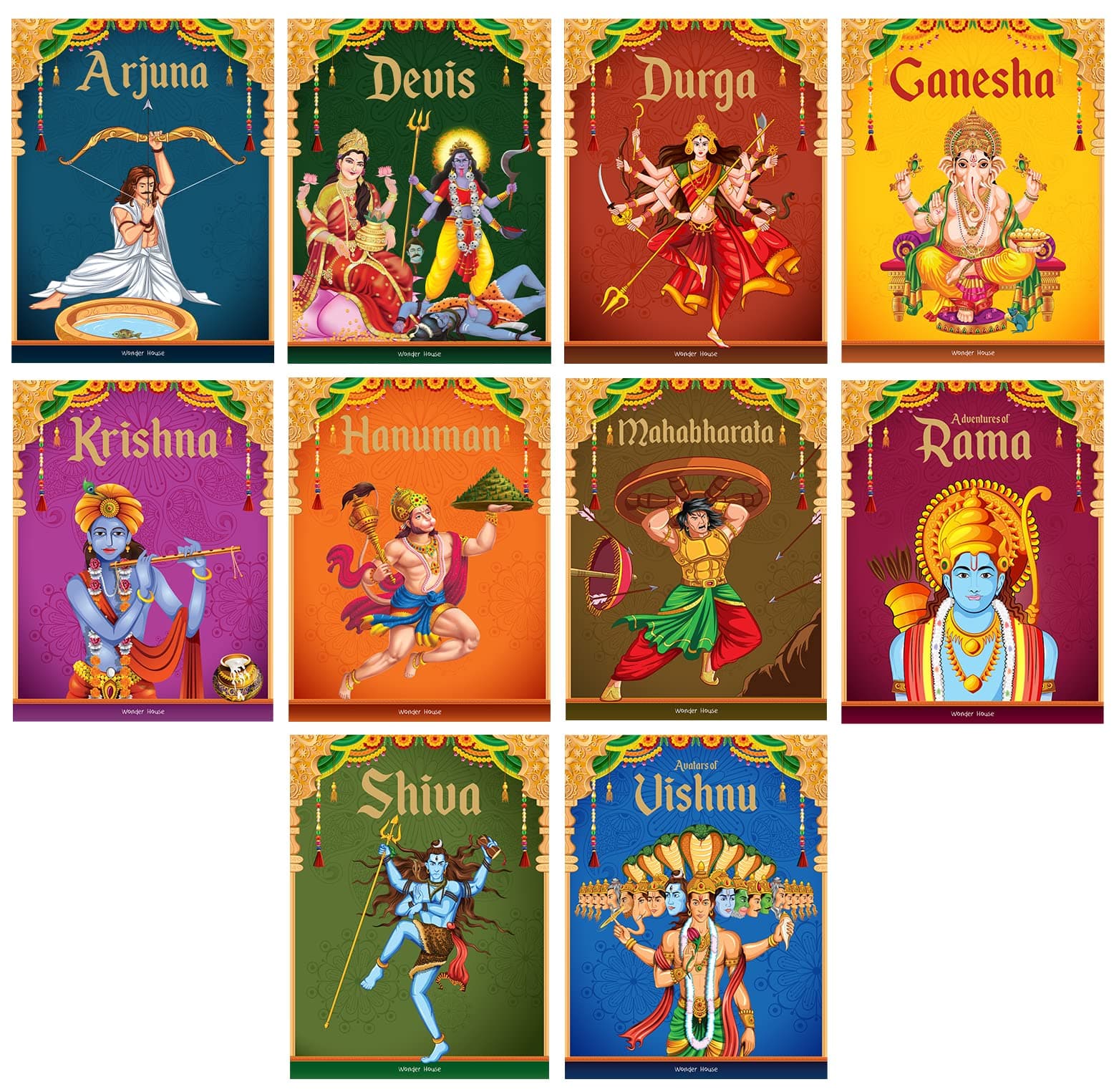 Tales from Indian Mythology: Collection of 10 Books (Indian Mythology for Children)