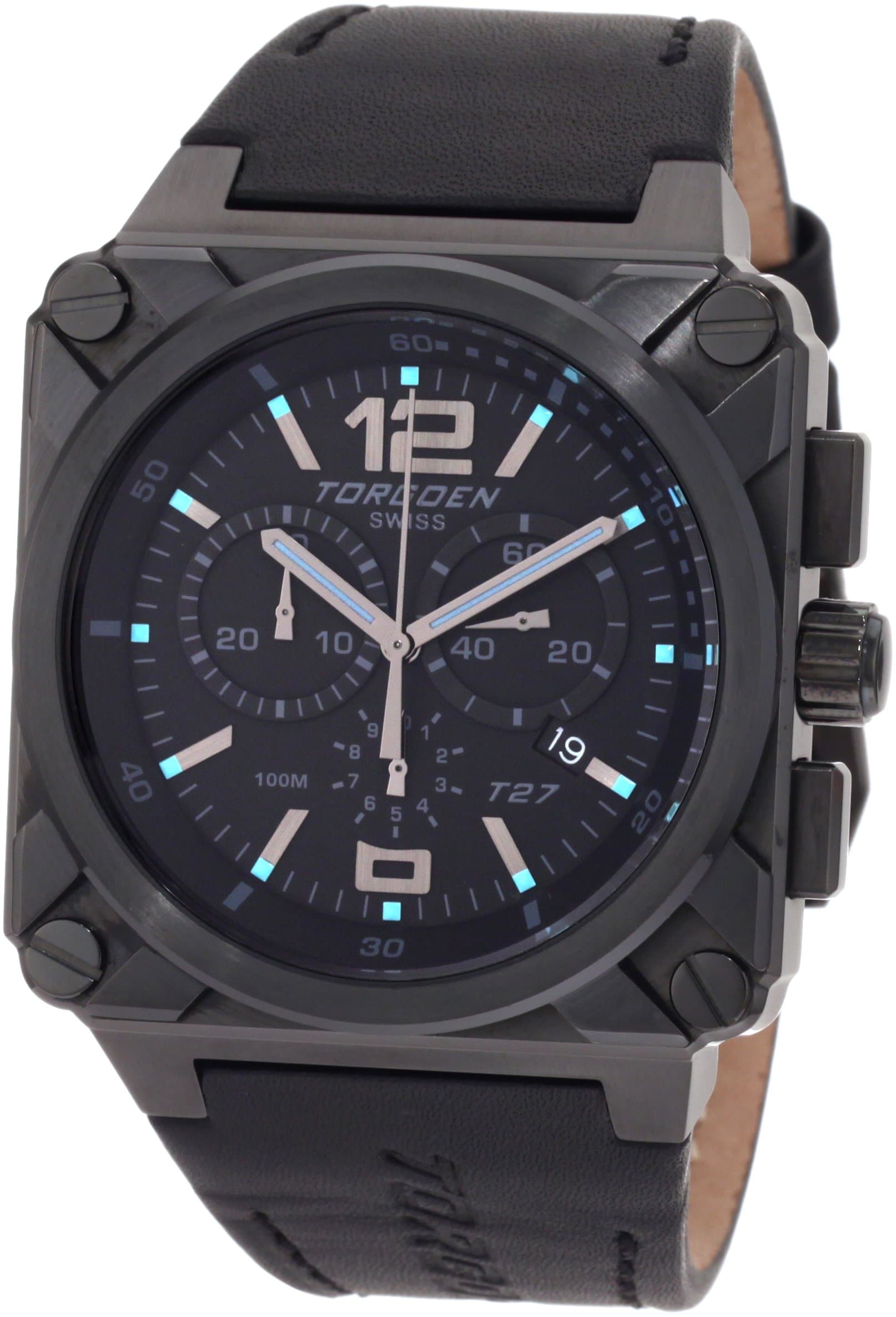 Torgoen Swiss Men's T27108 T27 Series Classic Black Aviation Watch