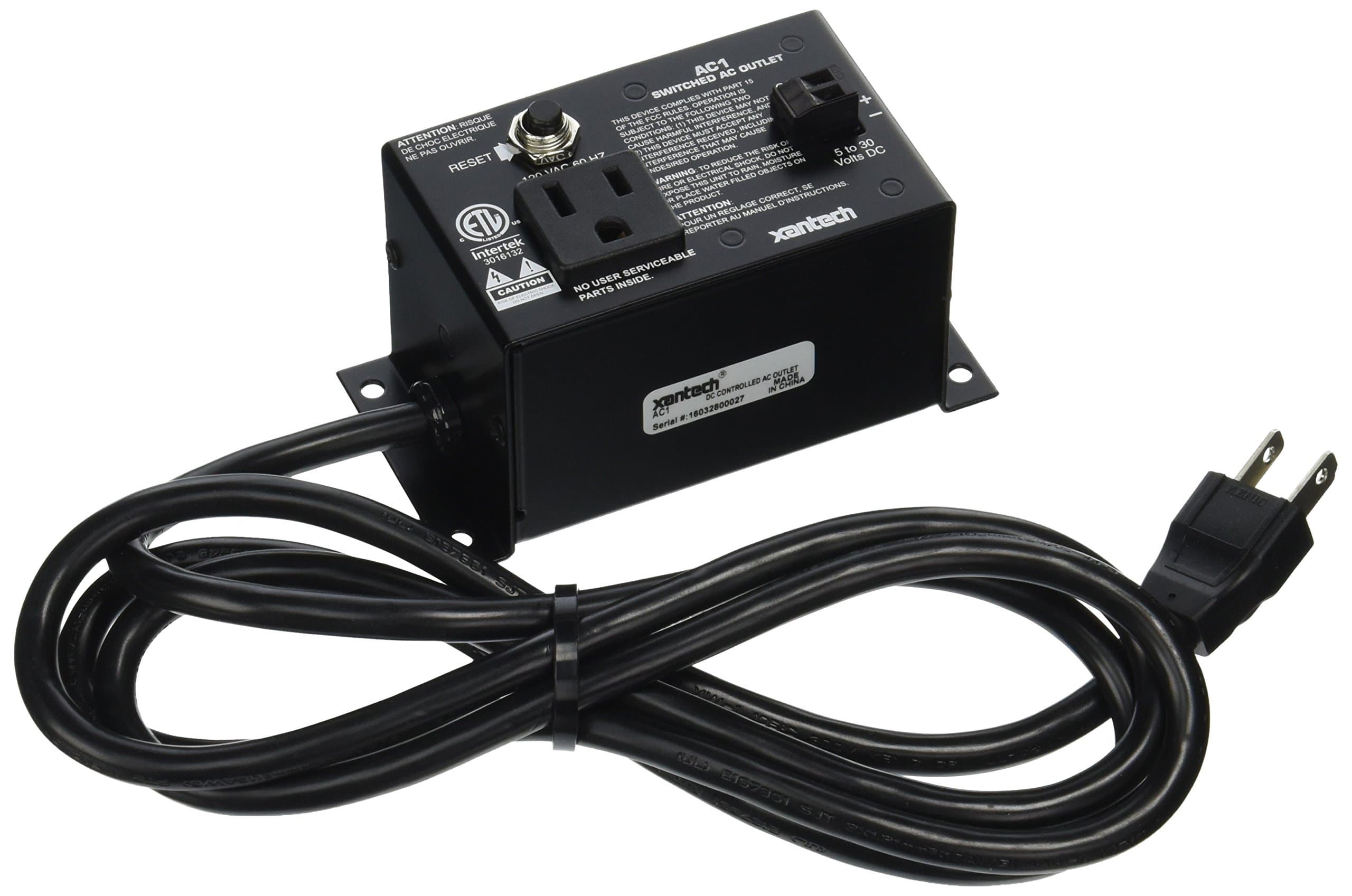 XANTECH AC1 Controlled AC Outlet (Discontinued by Manufacturer)