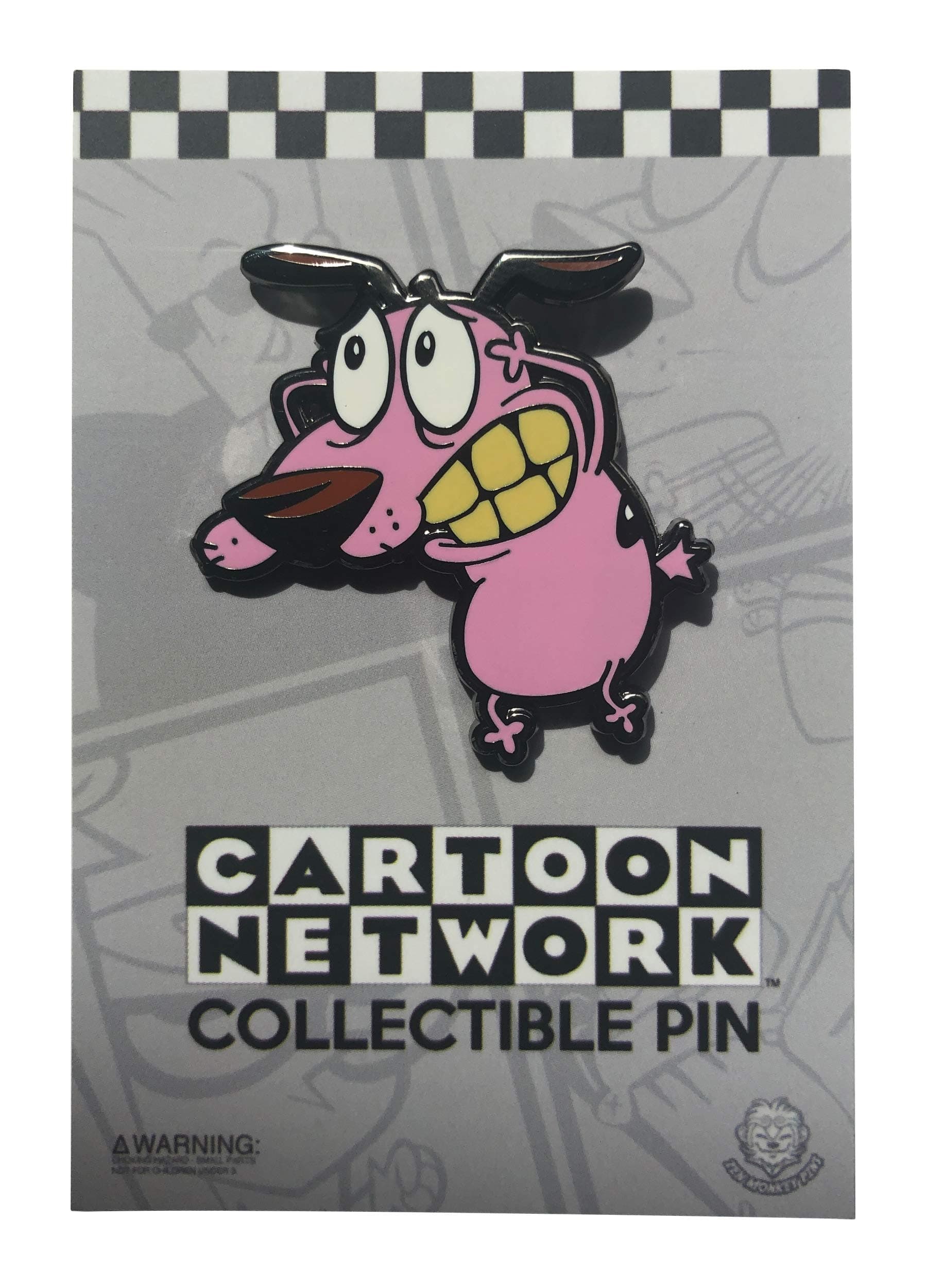 Distressed Courage - Cartoon Network Collectible Pin