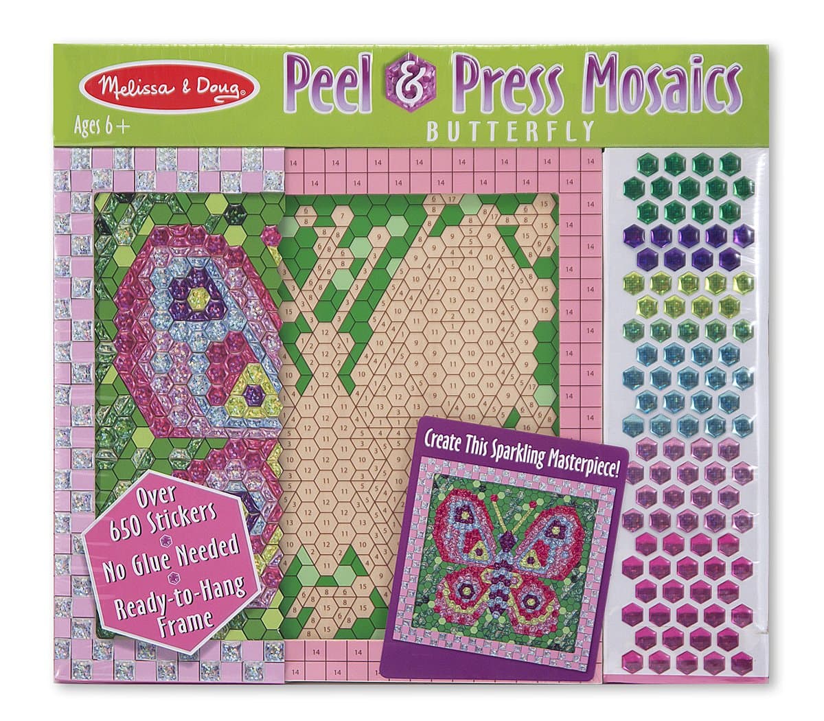 Peel & Press Sticker by Number - Butterfly