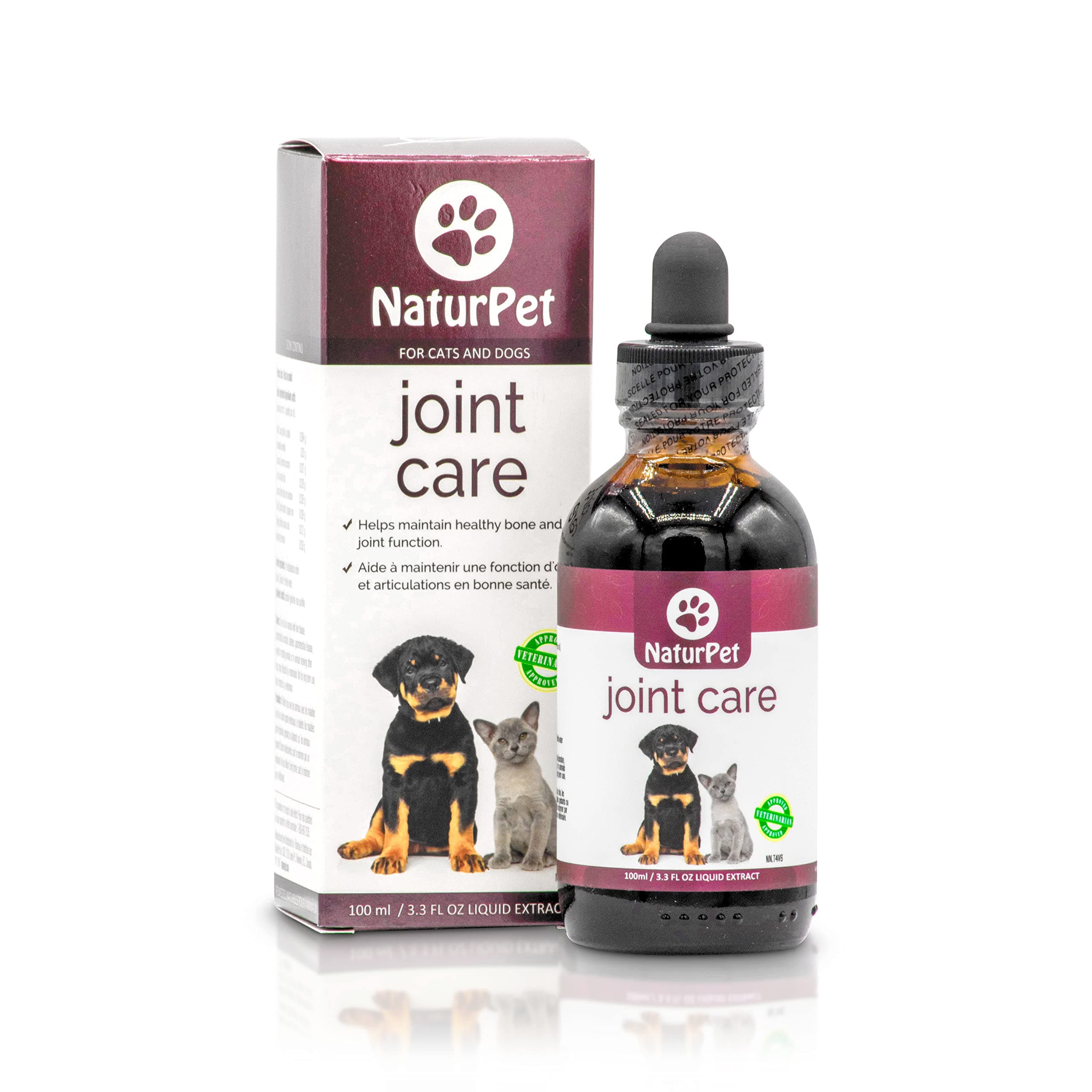 NaturPetJoint Care | Hip & Joint Support for Cats & Dogs | Arthritis, Mobility, Old Age | 100mL