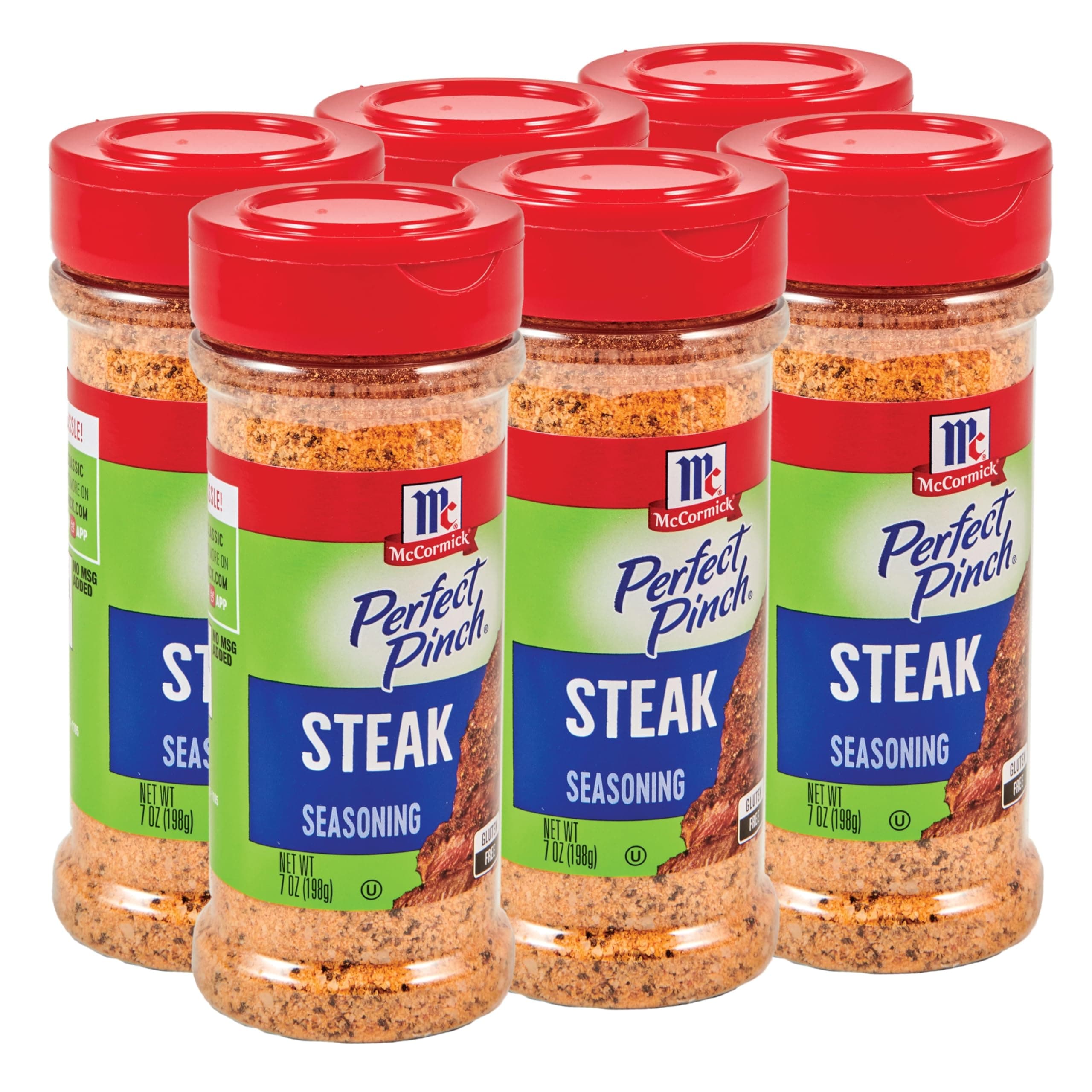 Perfect Pinch Steak Seasoning, 7 oz (Pack of 6)