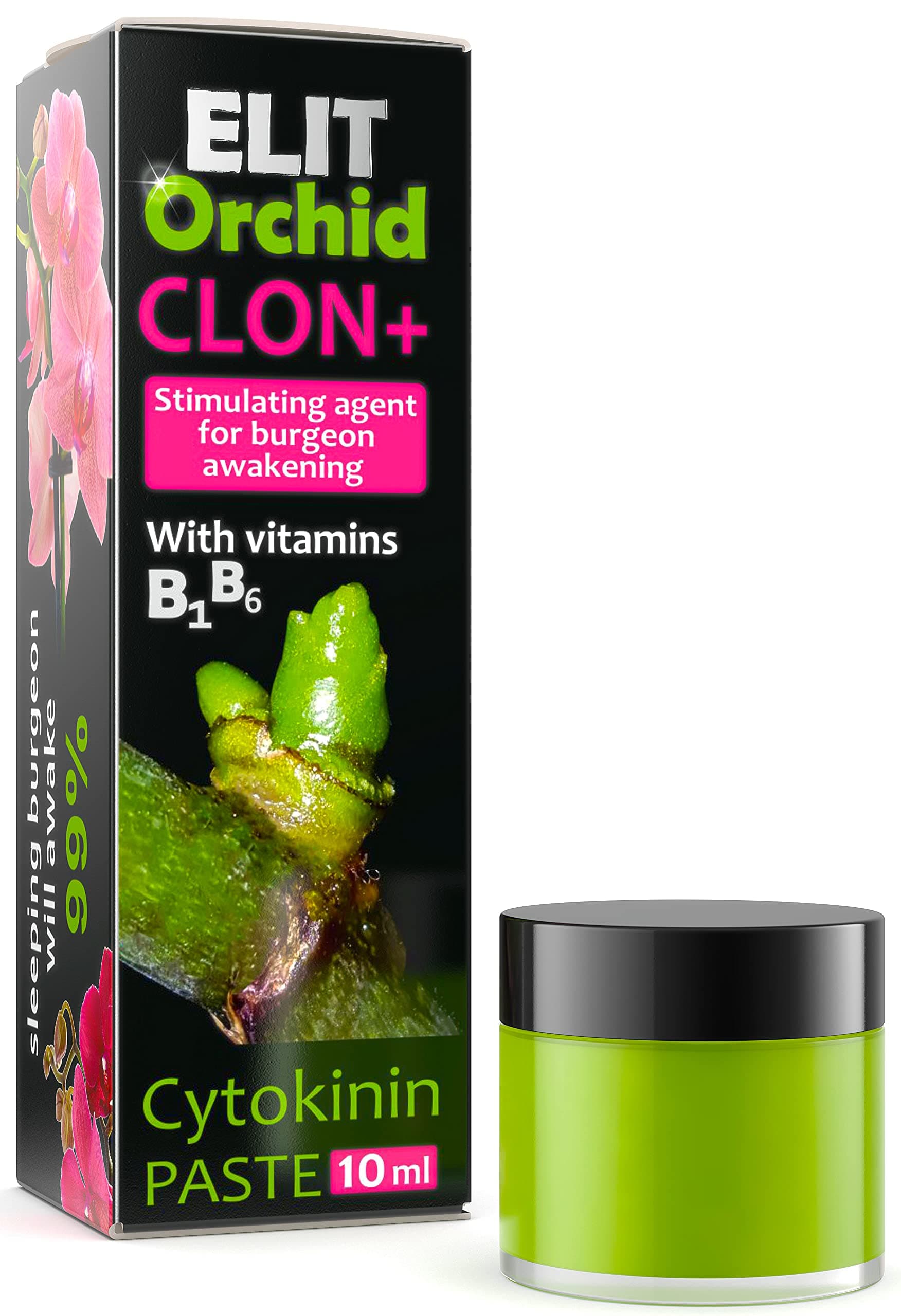 ELIT Orchid CLON+ Cytokinin Keiki Cloning Paste for Burgeon Awakening - Bloom Booster with Vitamins B1 and B6 (10 ml)