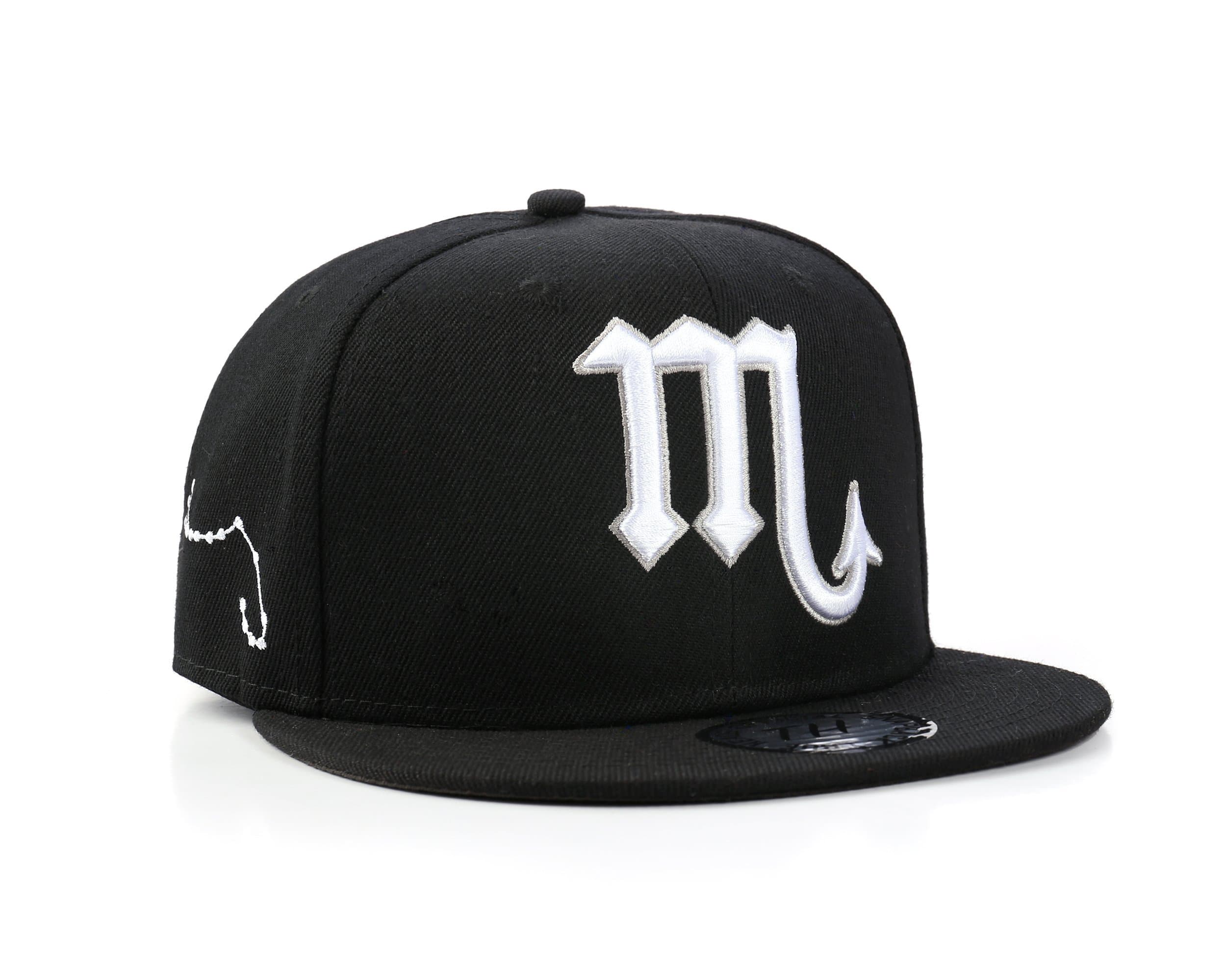 Astrology Scorpio Star Sign Horoscope Black Snapback Baseball Cap