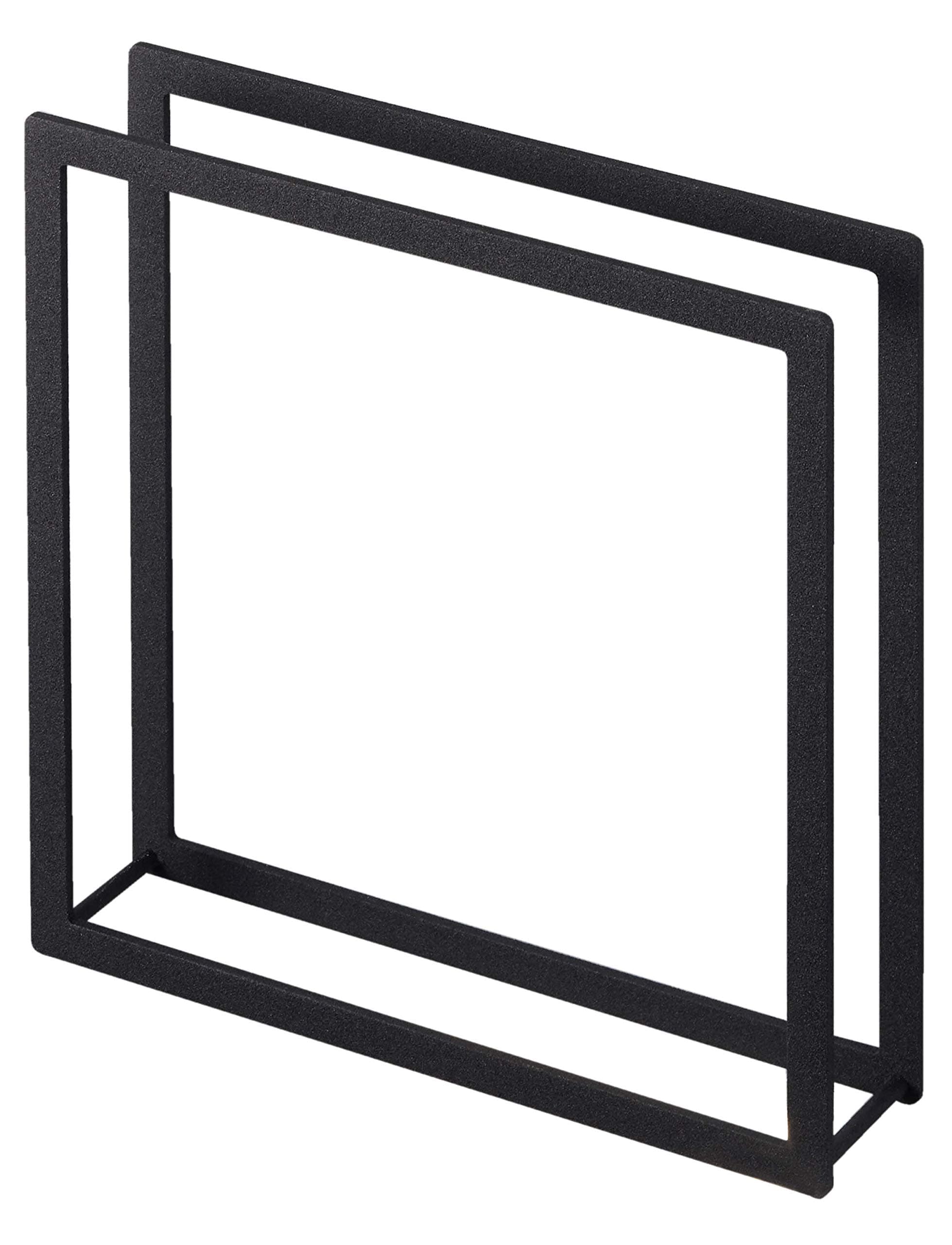 Yamazaki Home Tower Napkin Holder Kitchen Storage, Table Organizer, Black