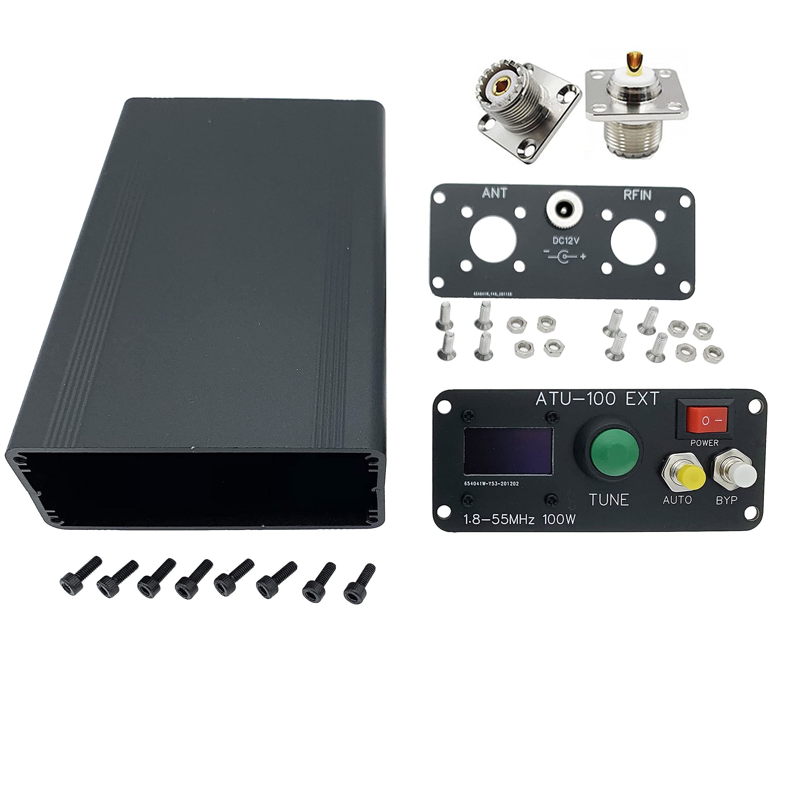 Malahit ATU-100 Antenna Tuner Box atu100 Shell ATU100 1.8-50MHz case