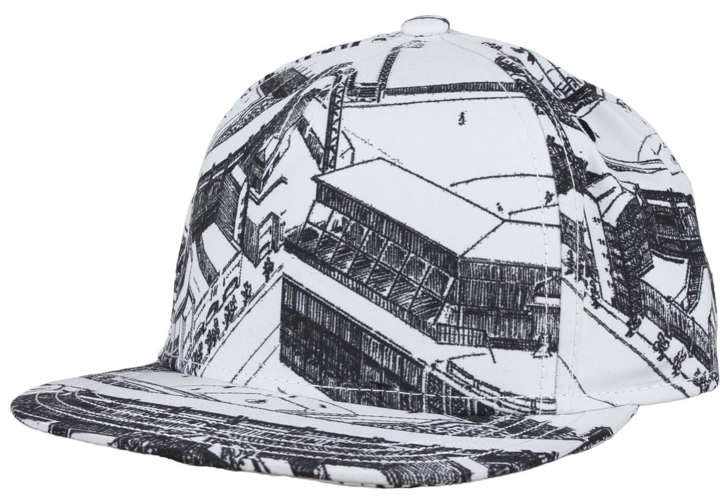 Flat FittyPittsburgh White Box Cap