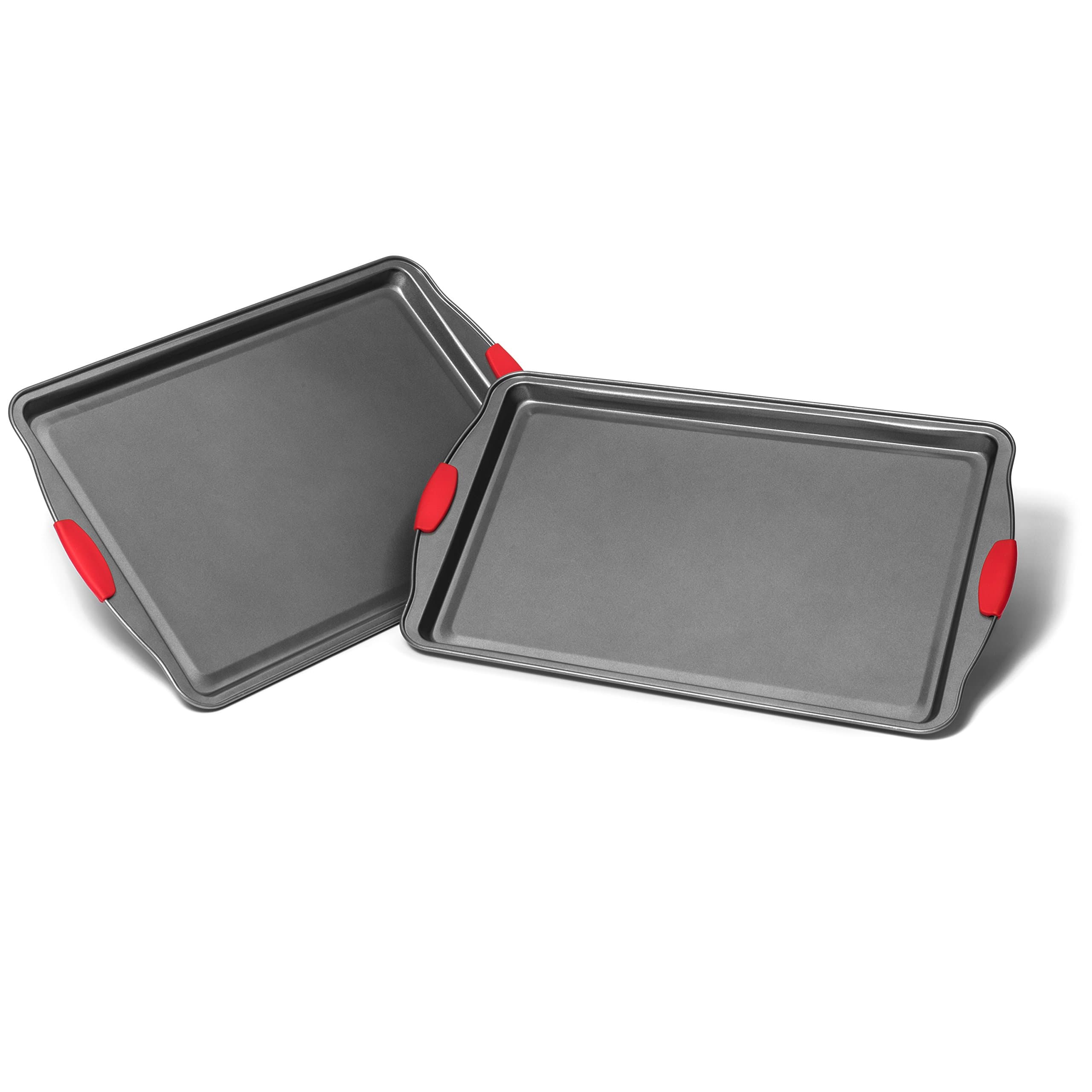 Elite Bakeware 2 Piece XL Baking Sheets - Cookie Sheet - Baking Pans - Premium Bakeware Set