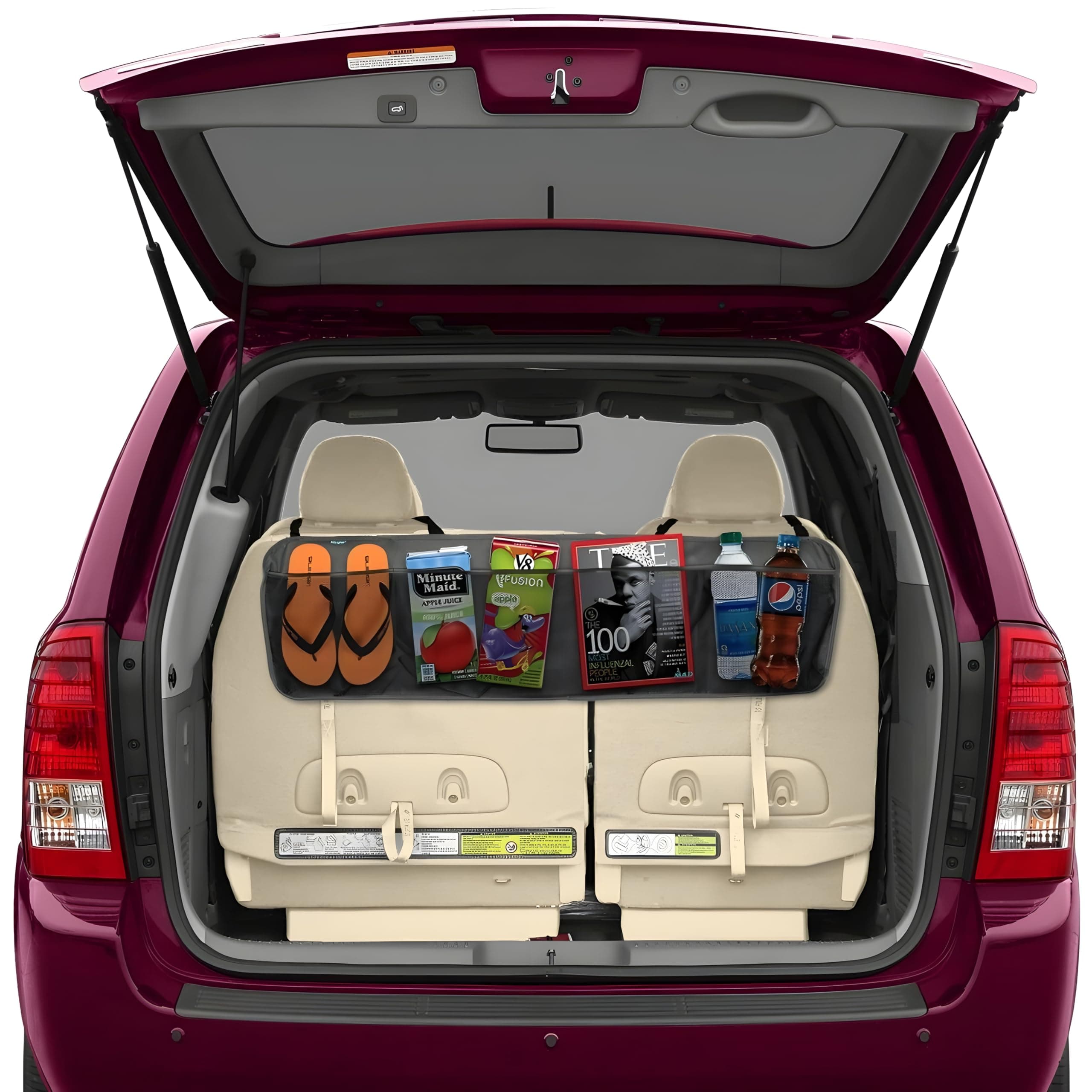 Betzila Car Back Seat Storage Organizer Car Hanging Bag (Black) (Nylon)