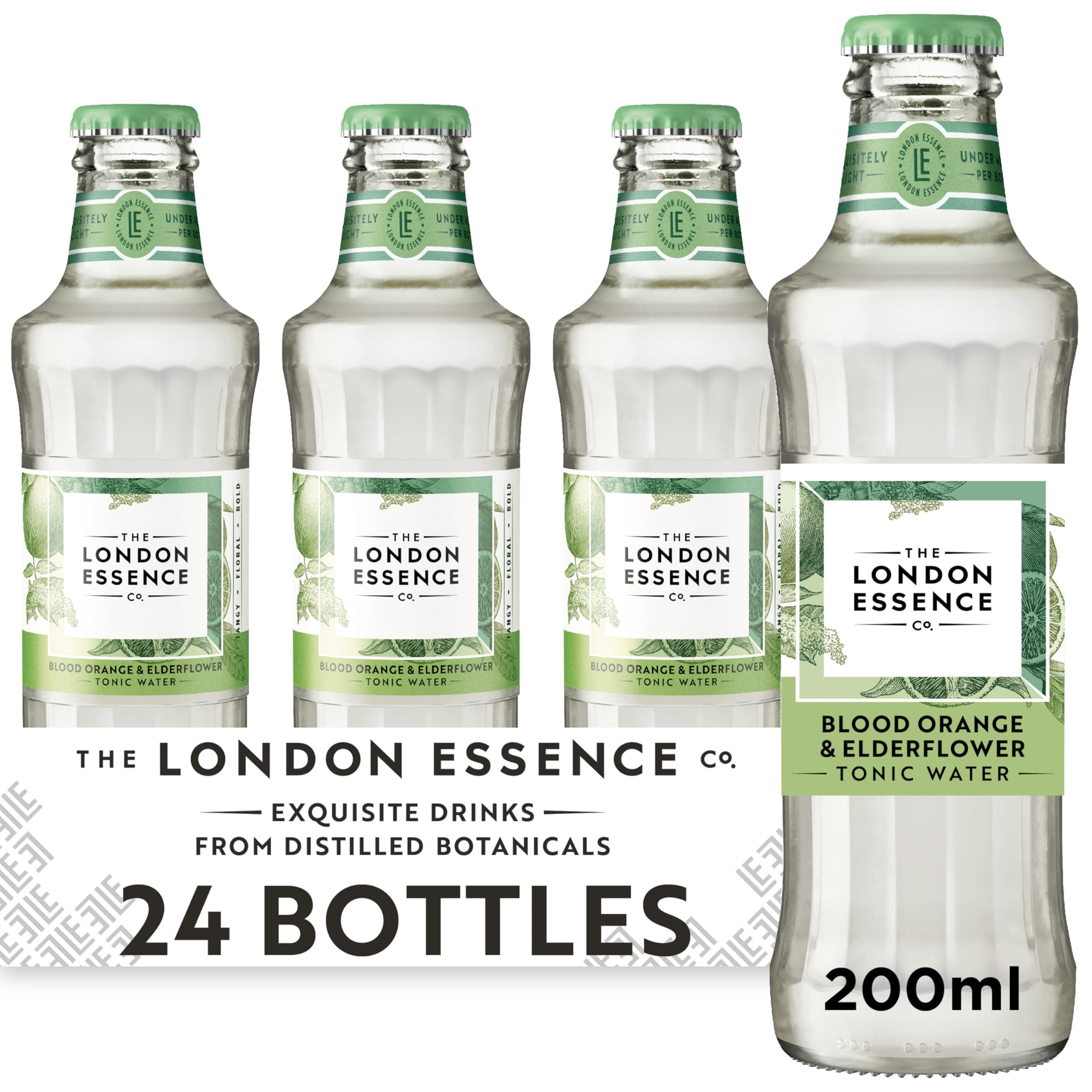 Blood Orange & Elderflower Tonic Water