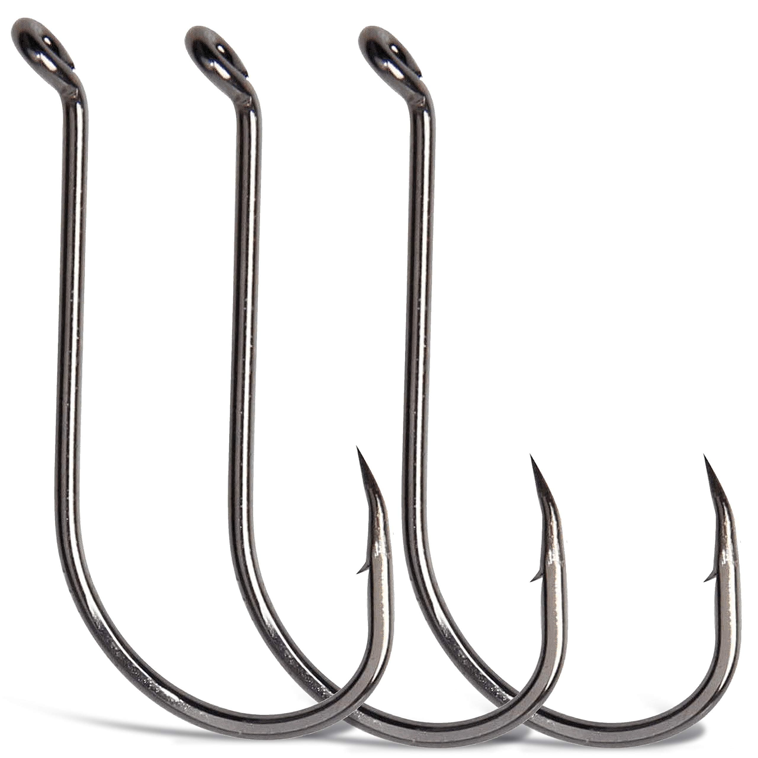 SILANON Fishing Hooks Octopus Hook Set - 120pcs Circle Hooks Sharp High-Carbon Steel Hooks Kit Saltwater Freshwater Fishing Jig Hook Fishhooks Tackle
