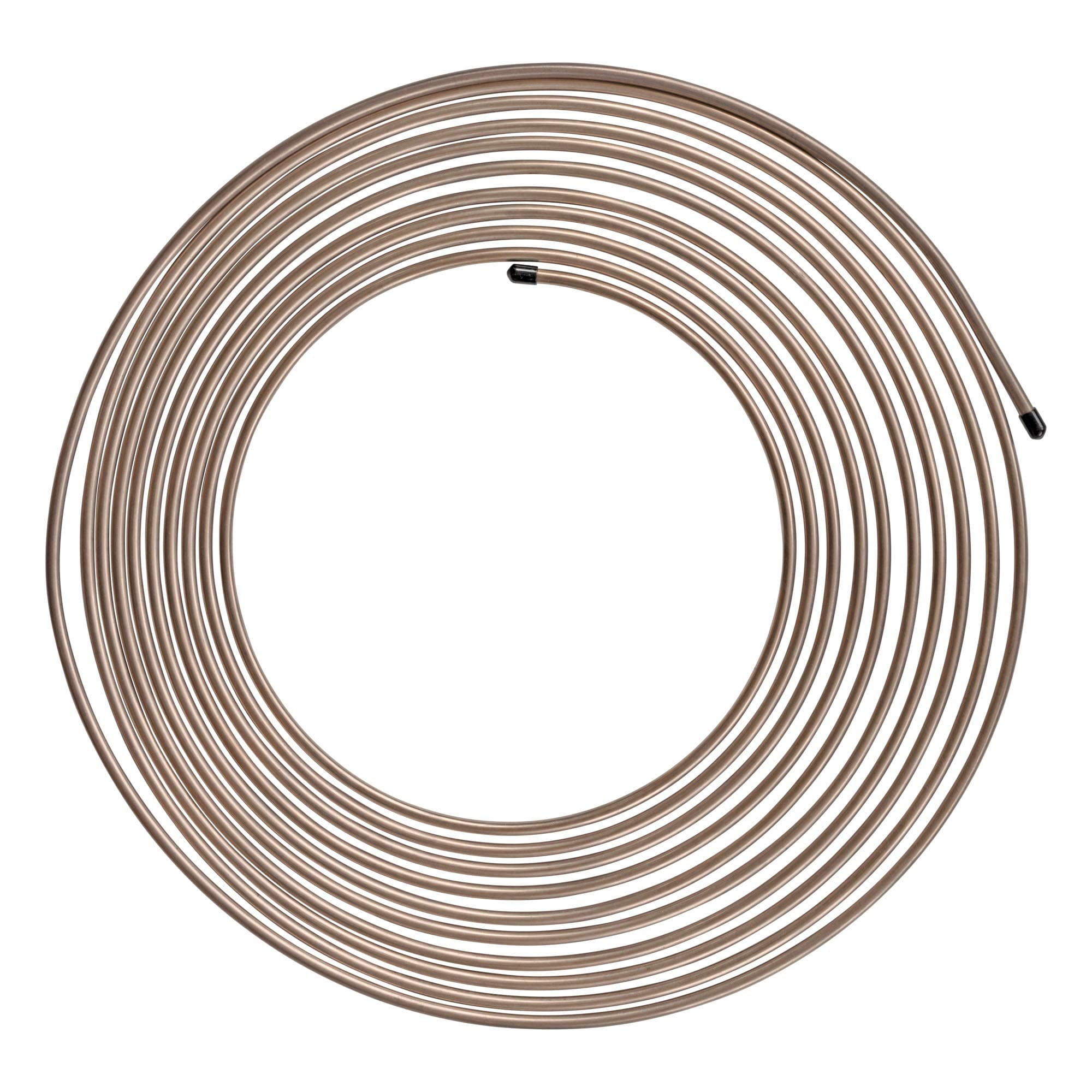 4LIFETIMELINES Superior Non-Magnetic True Copper-Nickel Brake Line Tubing Coil – Durable & Rust-Resistant 3/16" x 25' (.028" Wall Thickness) – Premium Quality for Enhanced Vehicle Safety & Performance