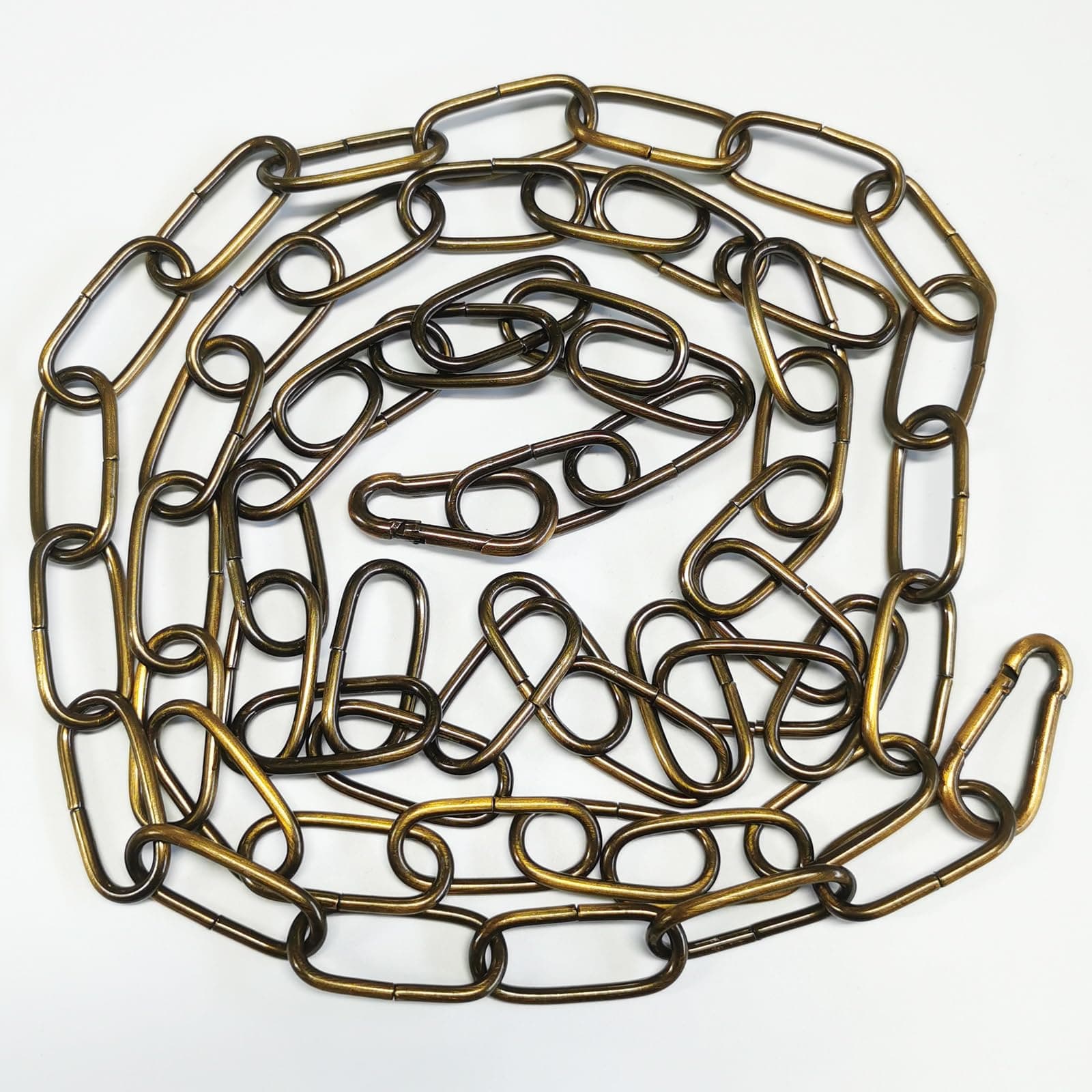 6 Feet Gold Bronze Finish Pendant Chandelier Light Fixture Hanging Lighting Chain (Gold Bronze)