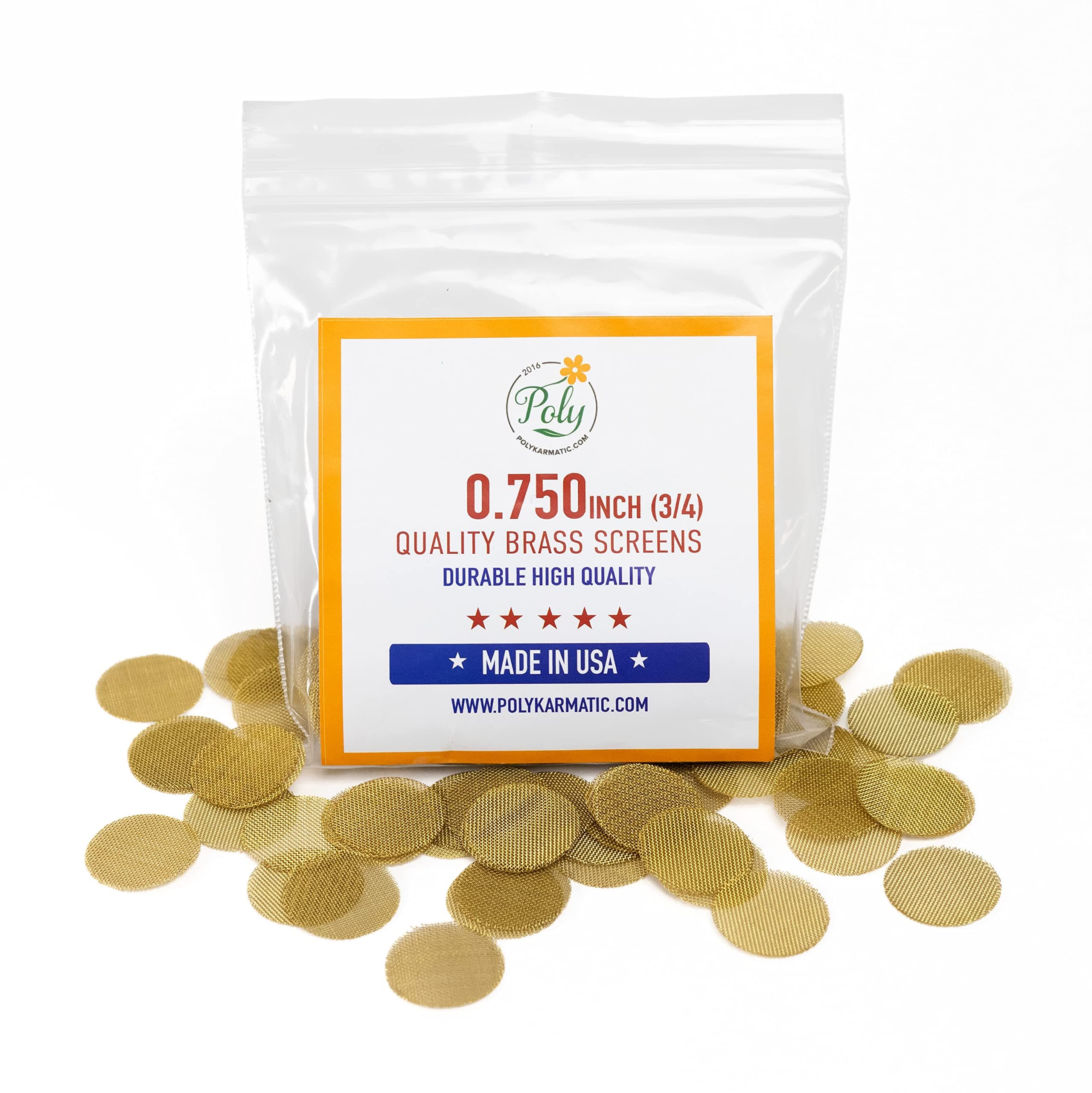 3/4 in Brass Pipe Screens Made in USA (100)