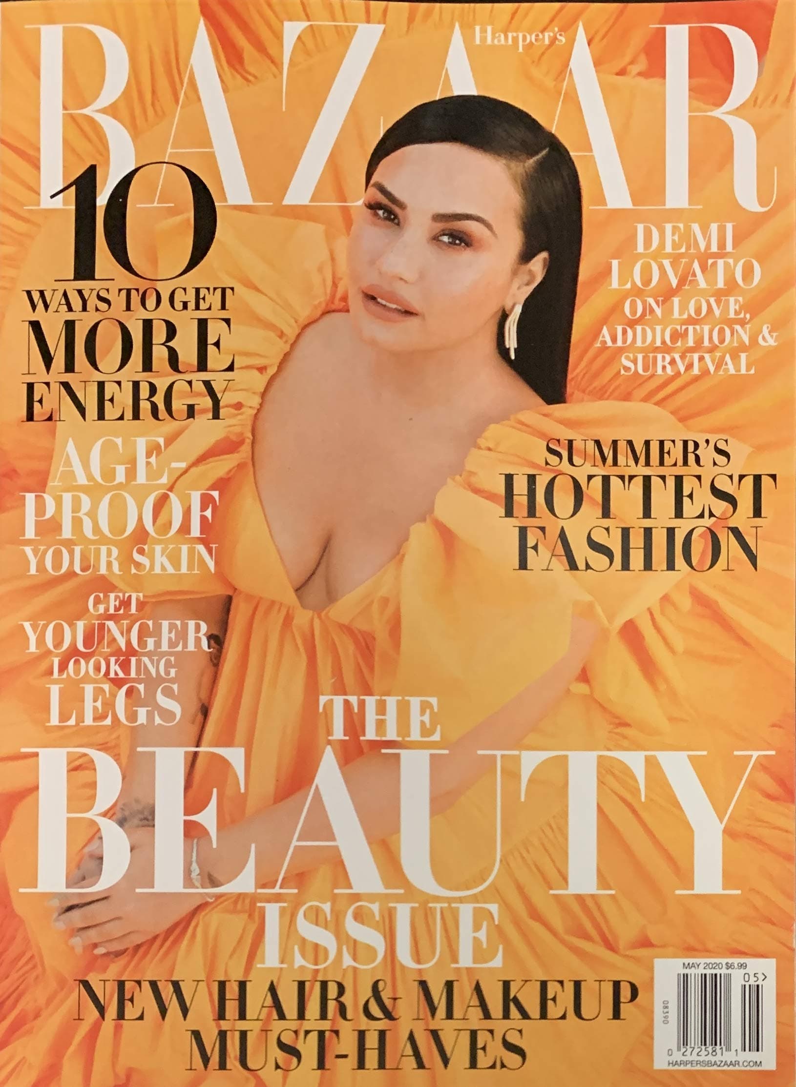 HARPER'S BAZAAR MAGAZINE - MAY 2020 - DEMI LOVATO Single Issue Magazine – January 1, 2020