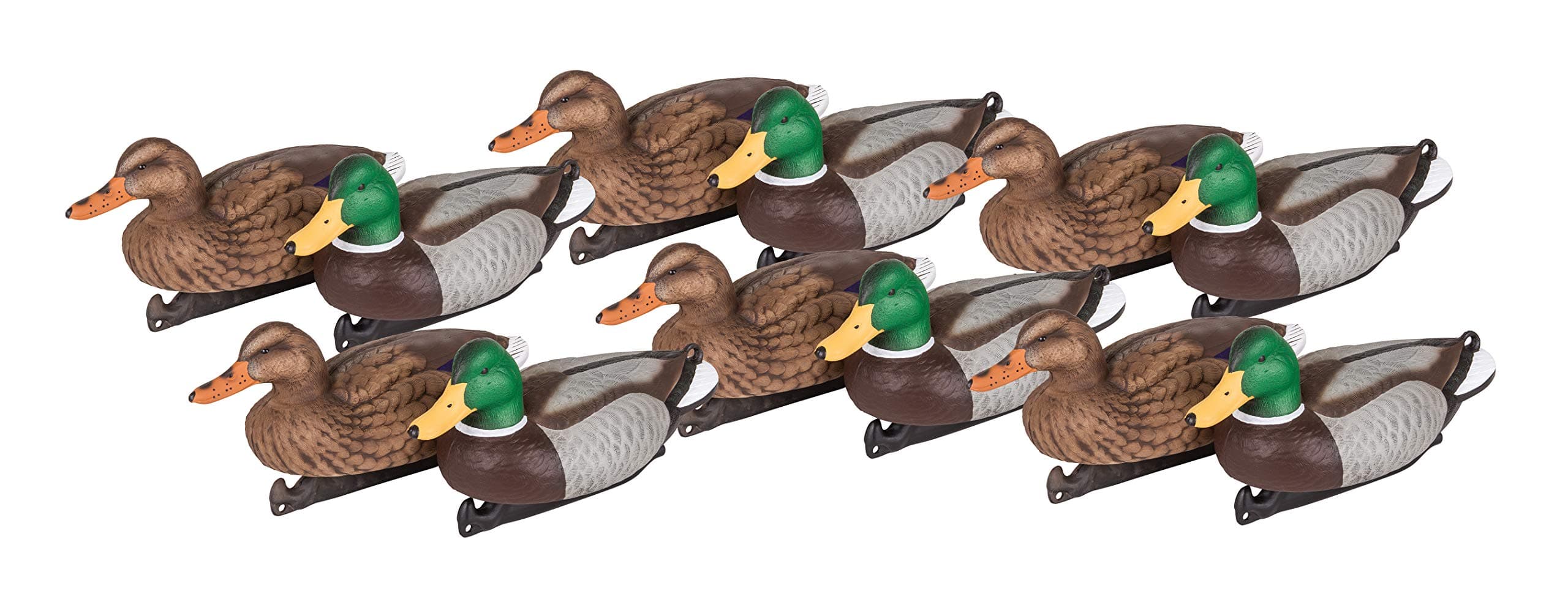 Flambeau Outdoors Duck Decoy - Masters Series Mallard or Blue Bill Decoys (6-Pack or 12-Pack) Classic Floaters
